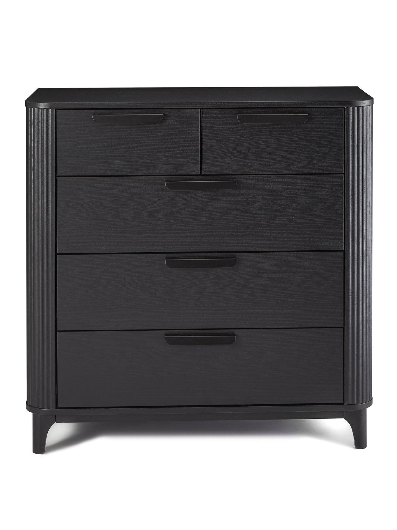 Image 2 of 7 of Very Home Carina 2 + 3 Drawer Chest - Black - FSC&reg; Certified