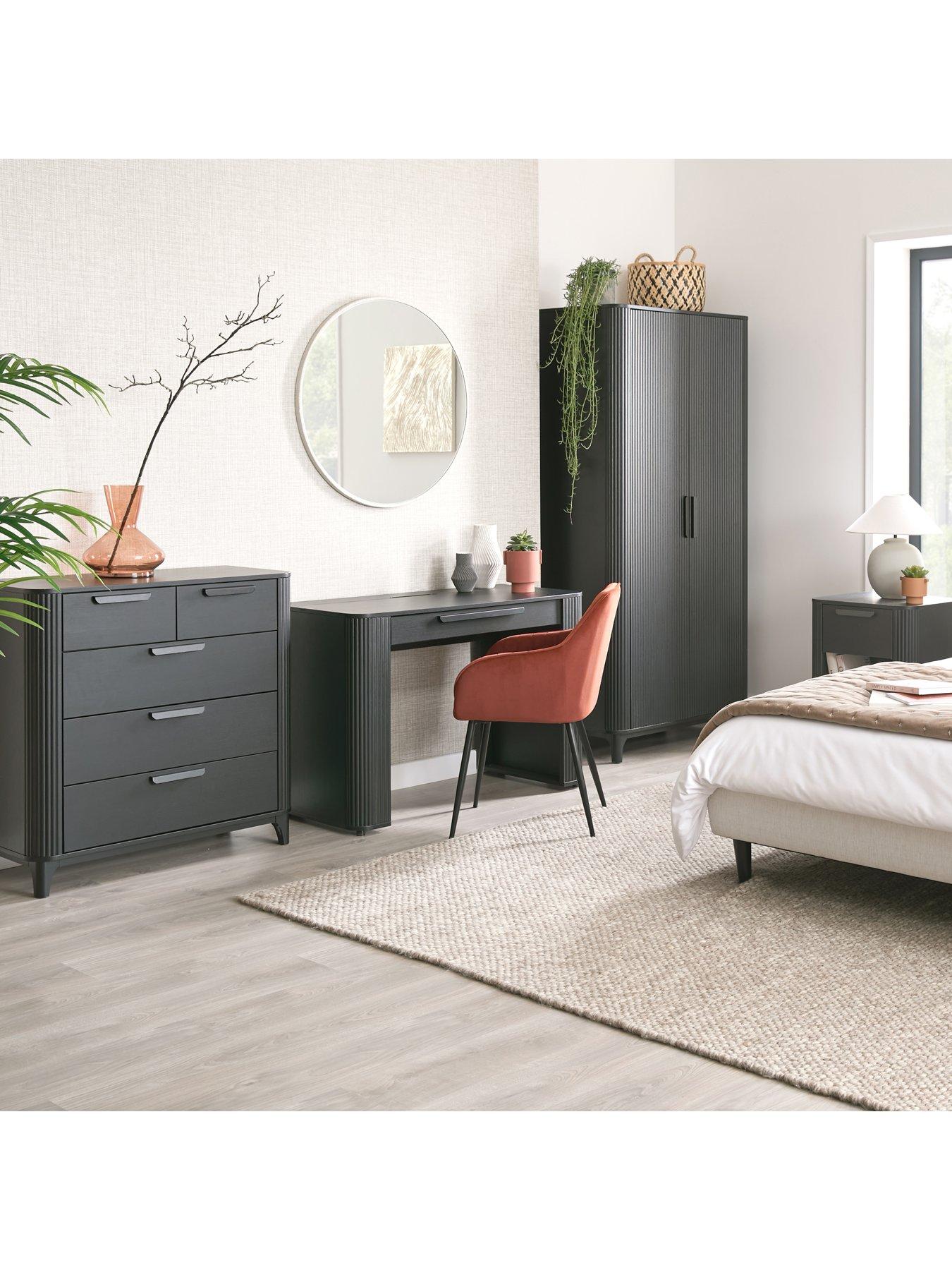 Image 7 of 7 of Very Home Carina 2 + 3 Drawer Chest - Black - FSC&reg; Certified