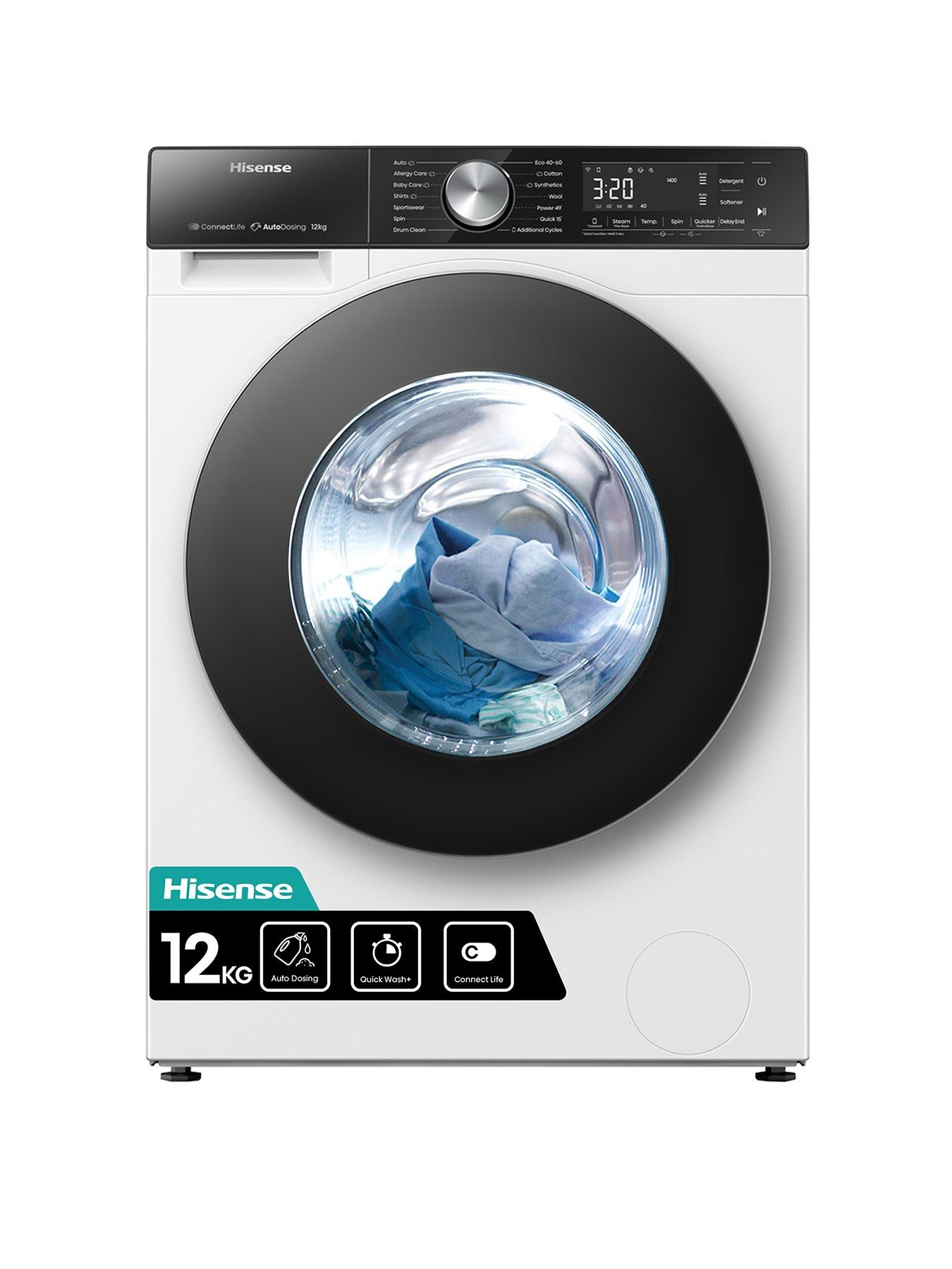 hisense-5s-series-wf5s1245bw-12kg-1400rpm-auto-dosing-freestanding-washing-machine--nbspwhite