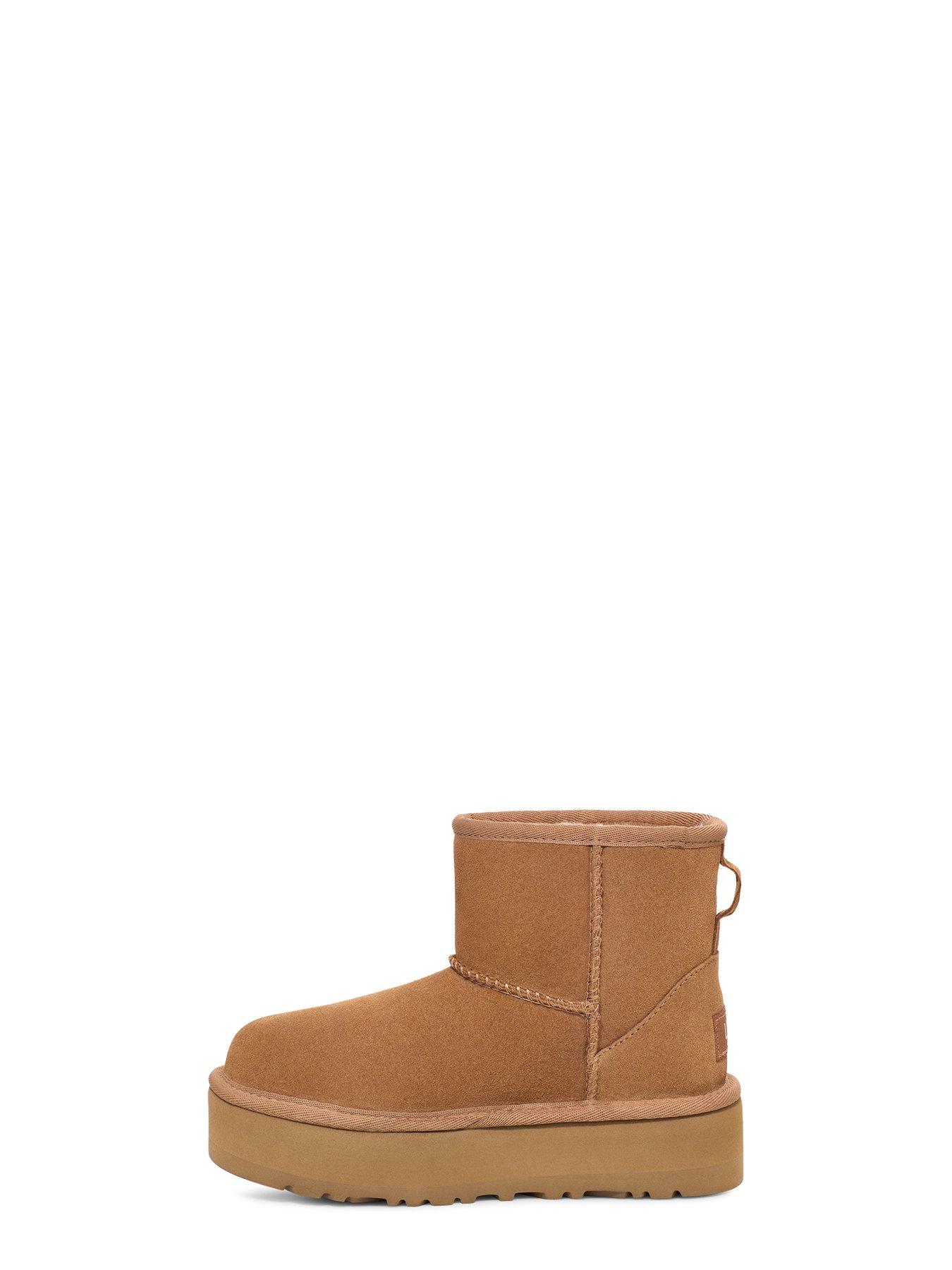  image of ugg-kids-classic-mini-platform-classic-boot-chestnut