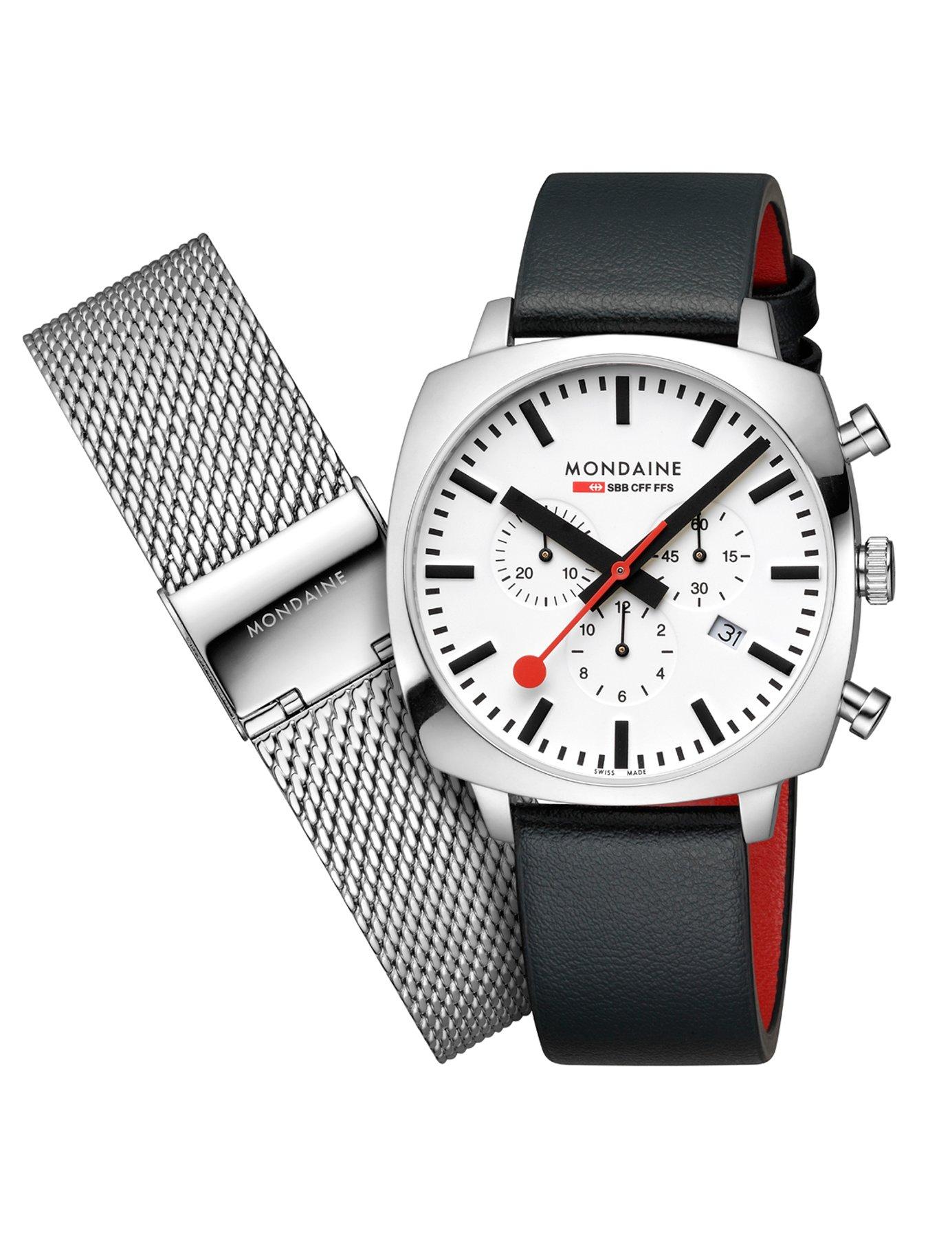 Image 5 of 8 of Mondaine Grand Cushion Mens Watch