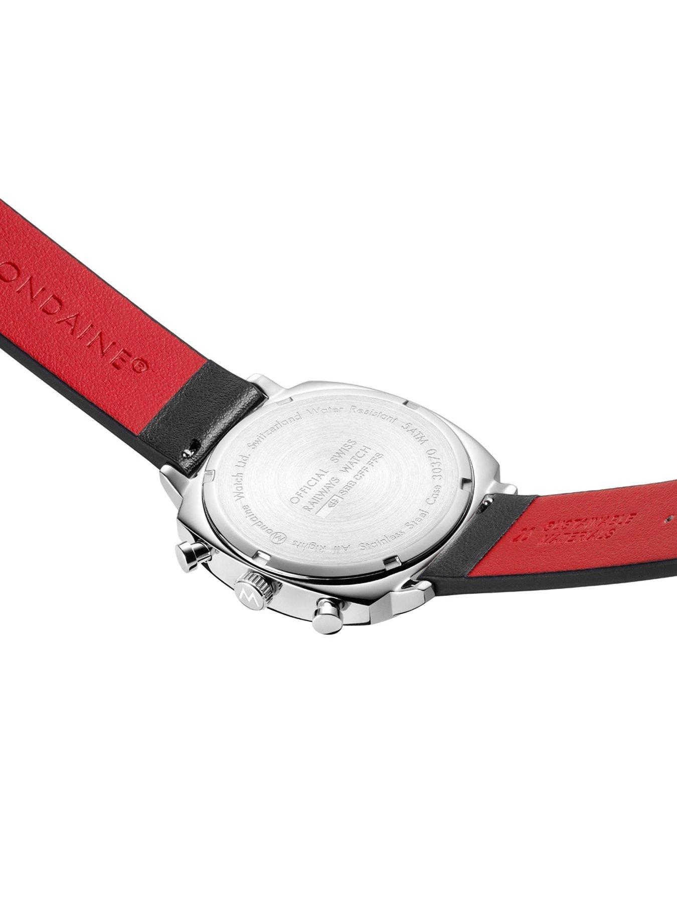 Image 6 of 8 of Mondaine Grand Cushion Mens Watch