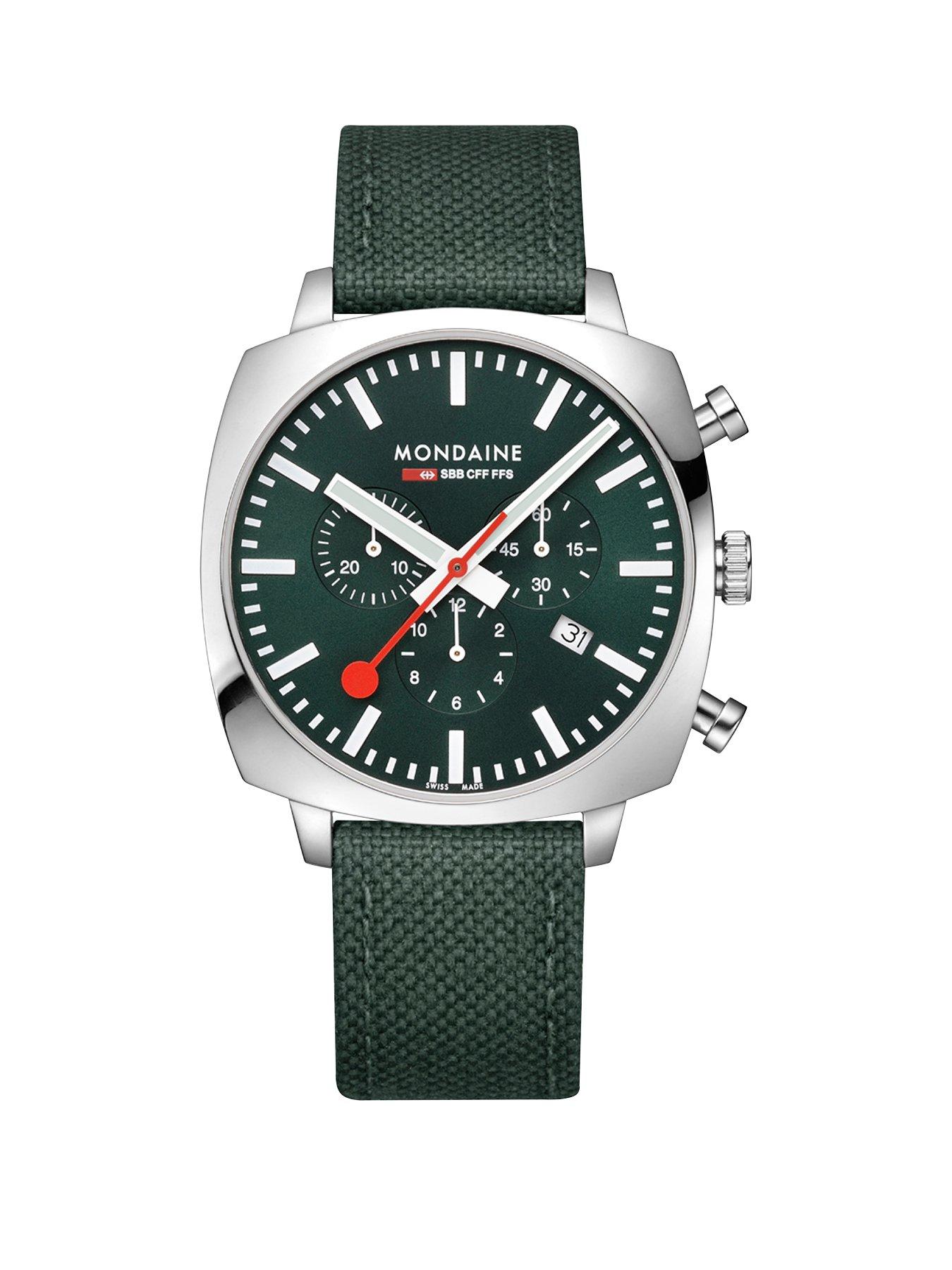 Image 1 of 8 of Mondaine Grand Cushion Mens Watch