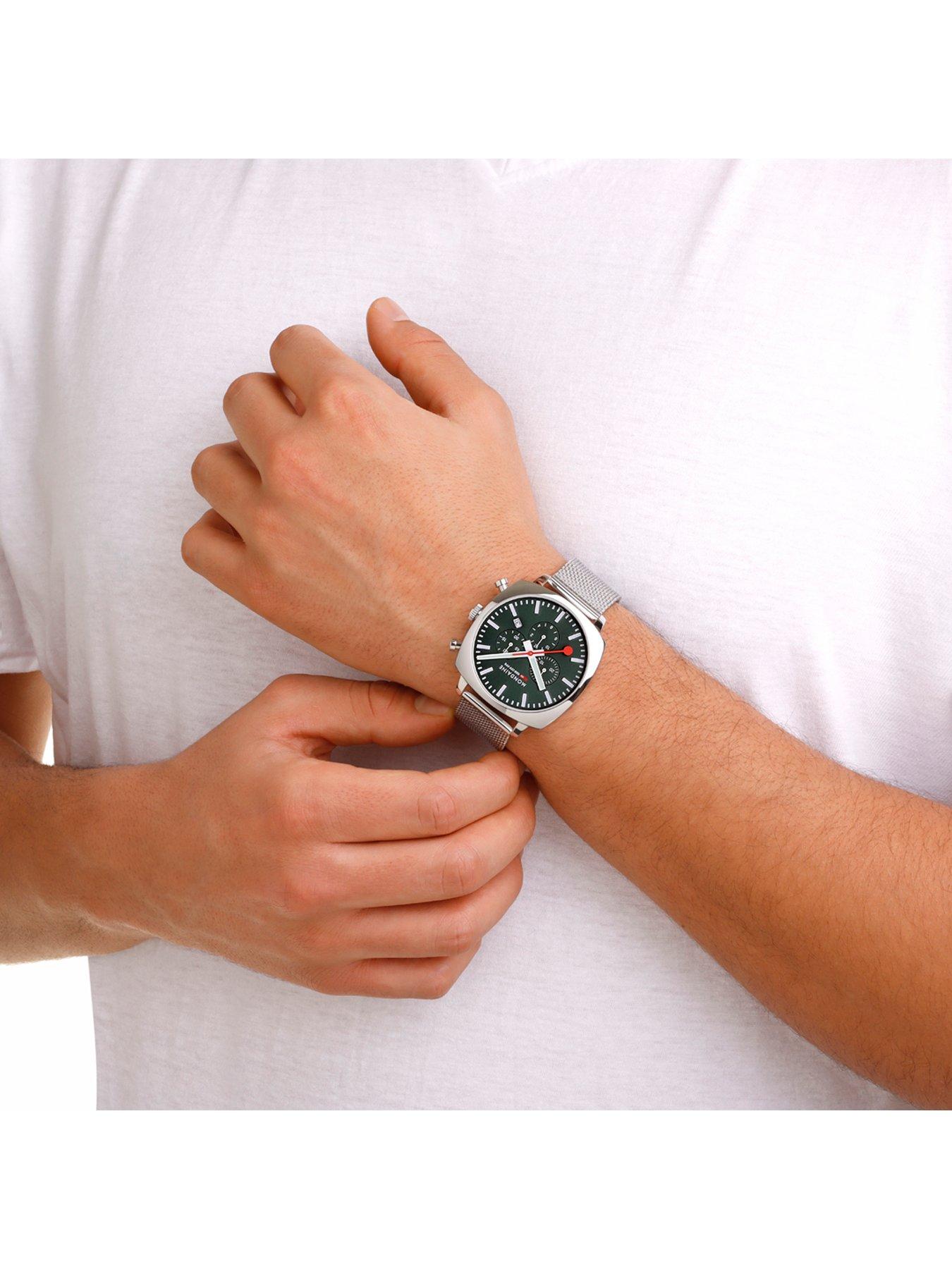 Image 3 of 8 of Mondaine Grand Cushion Mens Watch