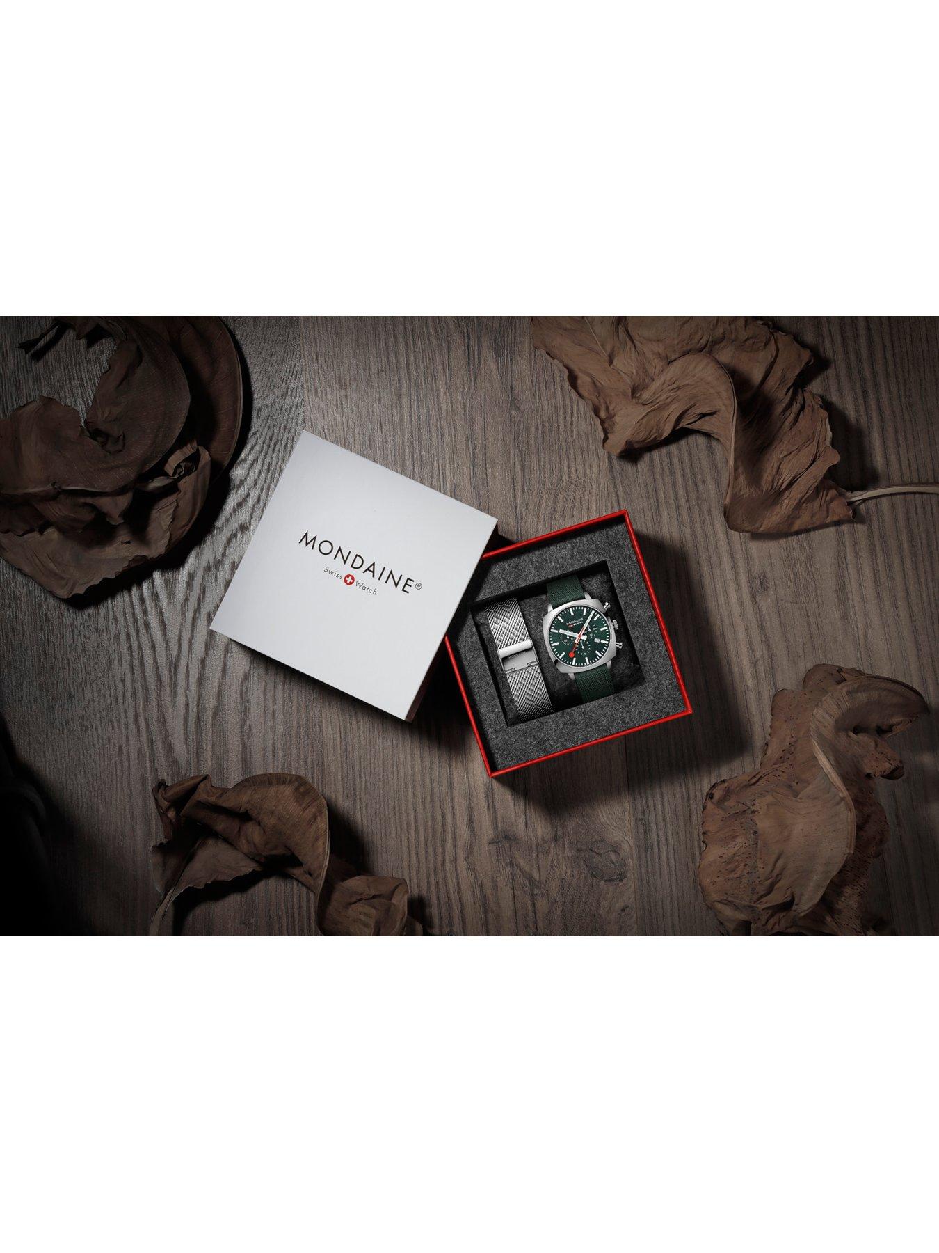 Image 7 of 8 of Mondaine Grand Cushion Mens Watch