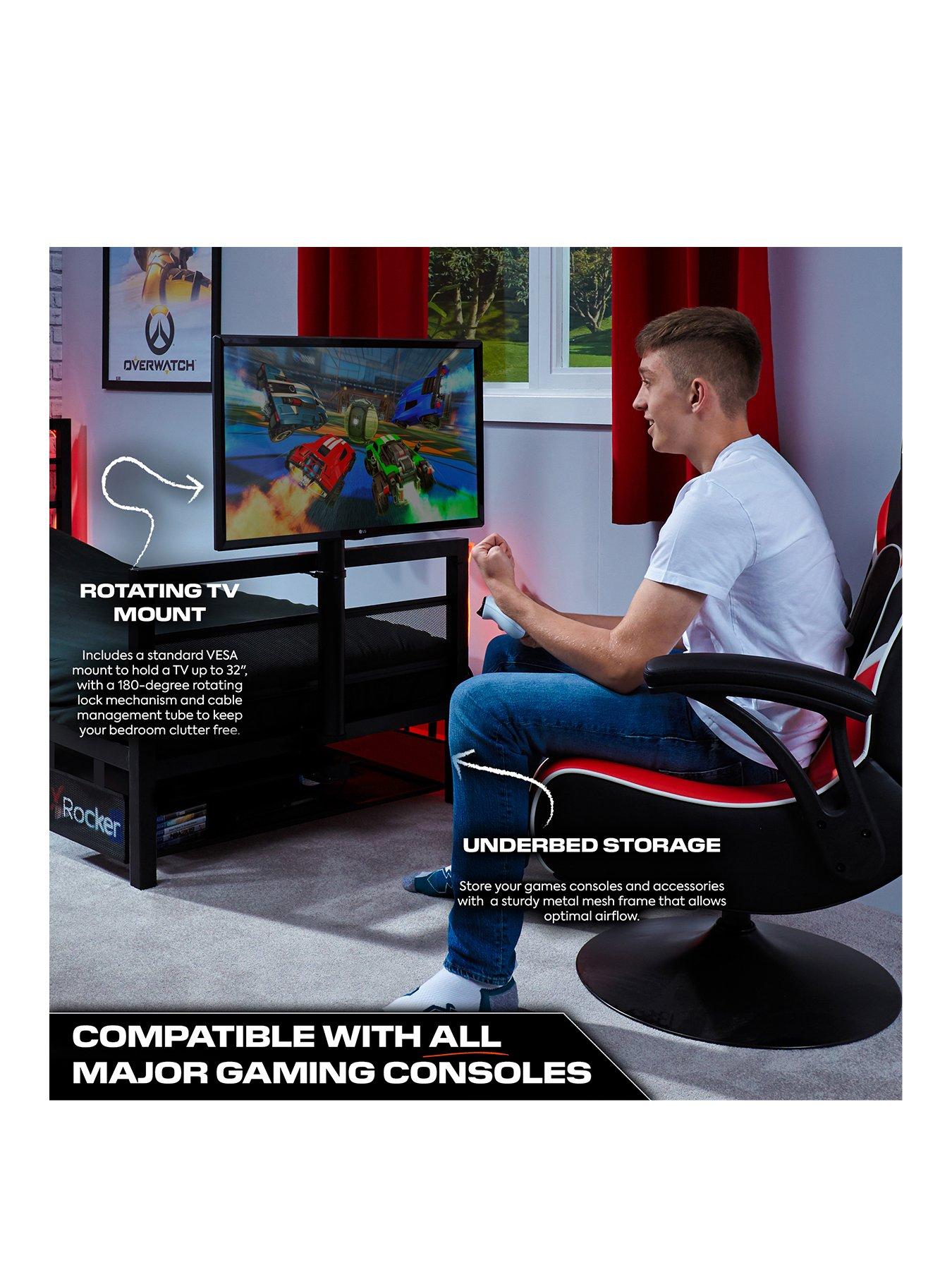 Image 2 of 7 of X Rocker Base Camp Vesa Mount TV Gaming&nbsp;Bed