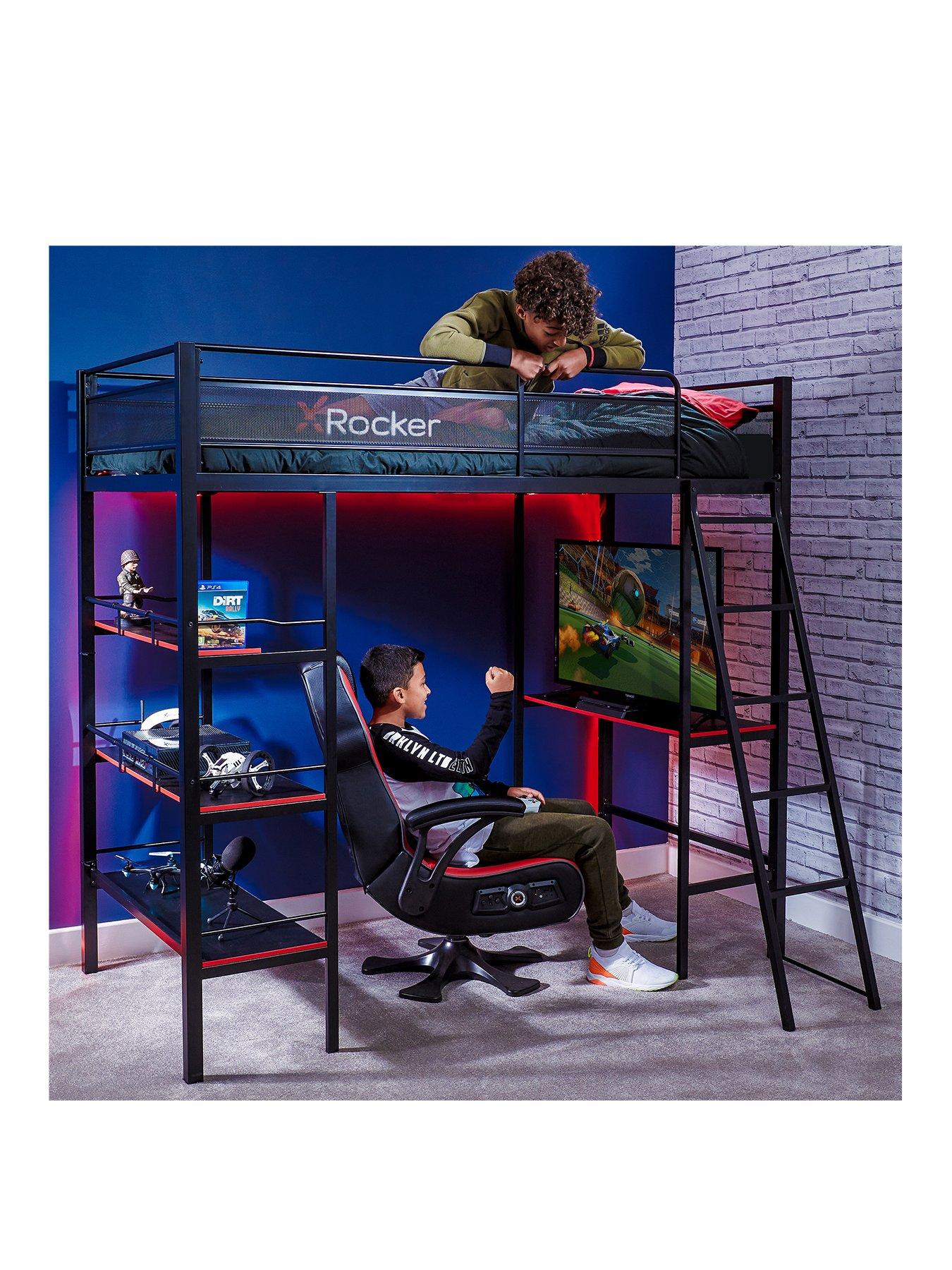 X Rocker Fortress Gaming Bunk Bed