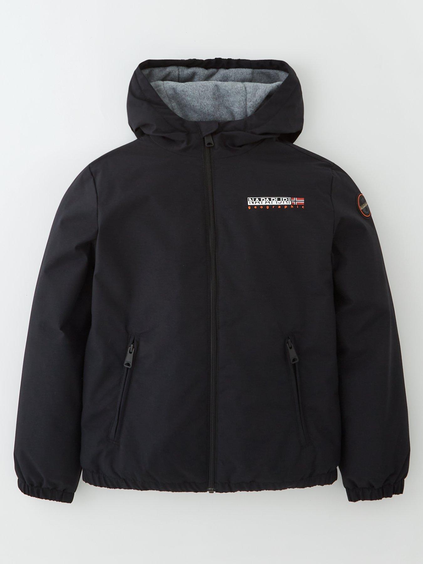  image of napapijri-napapirjri-scott-kids-layered-down-jacket-black