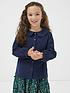  image of fatface-girls-spot-cord-long-sleeve-blouse-navy