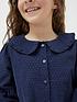  image of fatface-girls-spot-cord-long-sleeve-blouse-navy