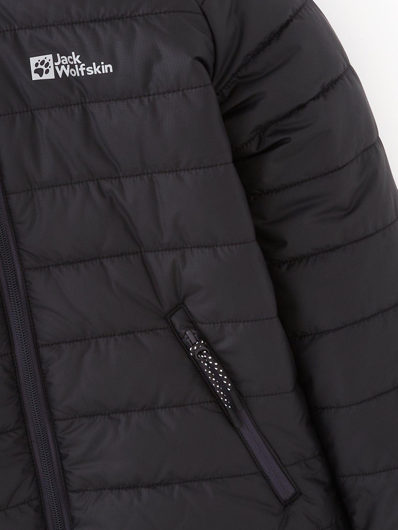 Jack Wolfskin Children s Zenon Insulated Jacket Black littlewoods
