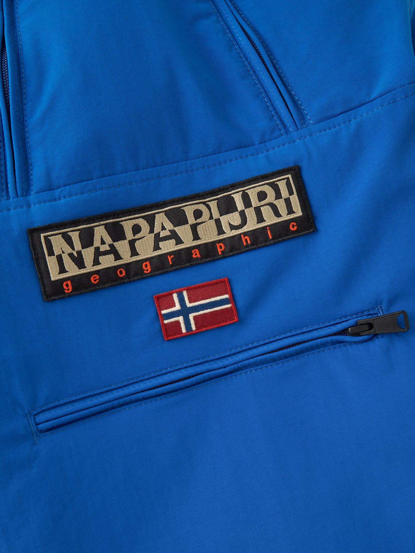  image of napapijri-napapirjri-rainforest-kids-insulated-overhead-anorak-blue
