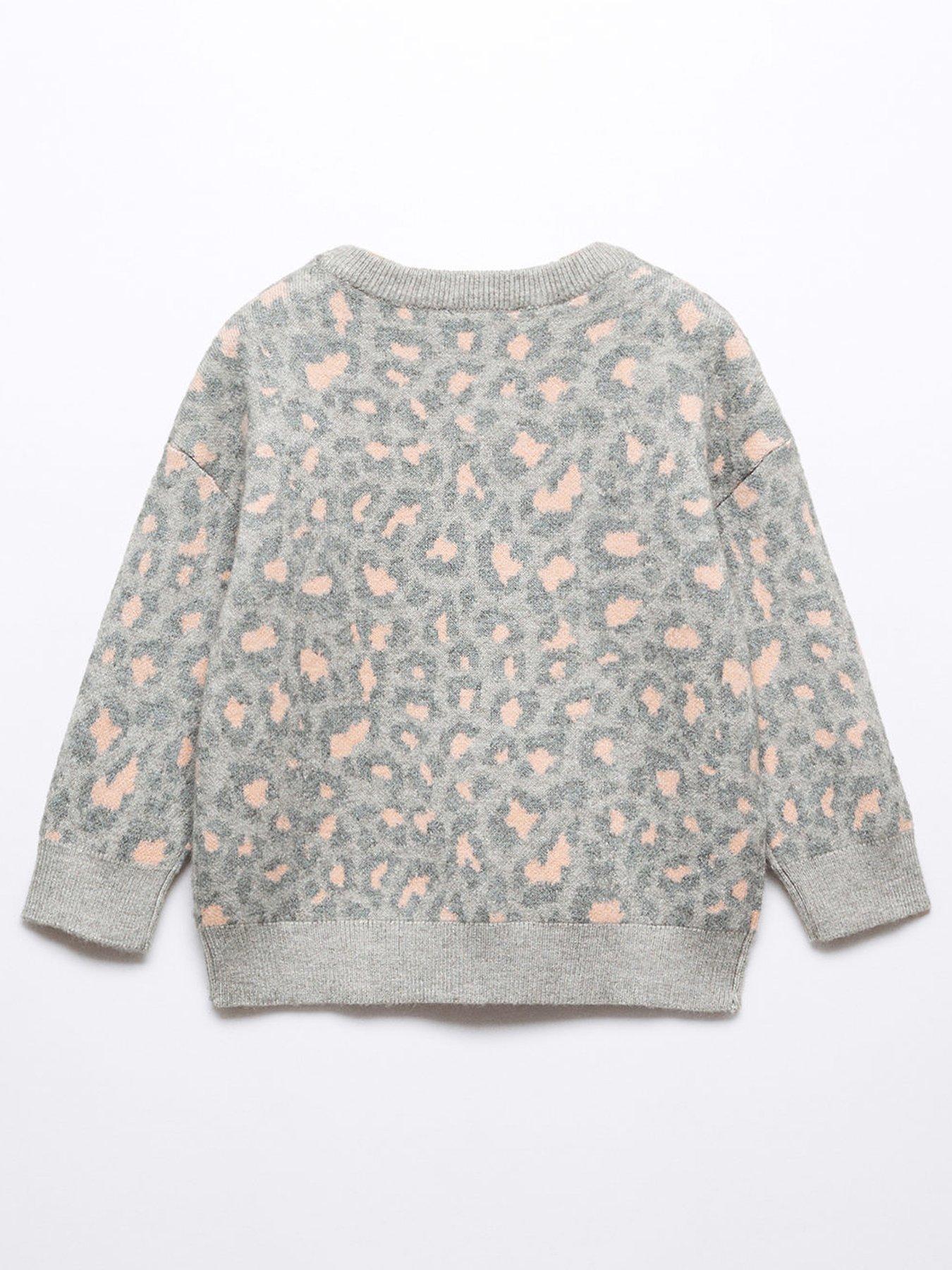 Mango leopard clearance print jumper