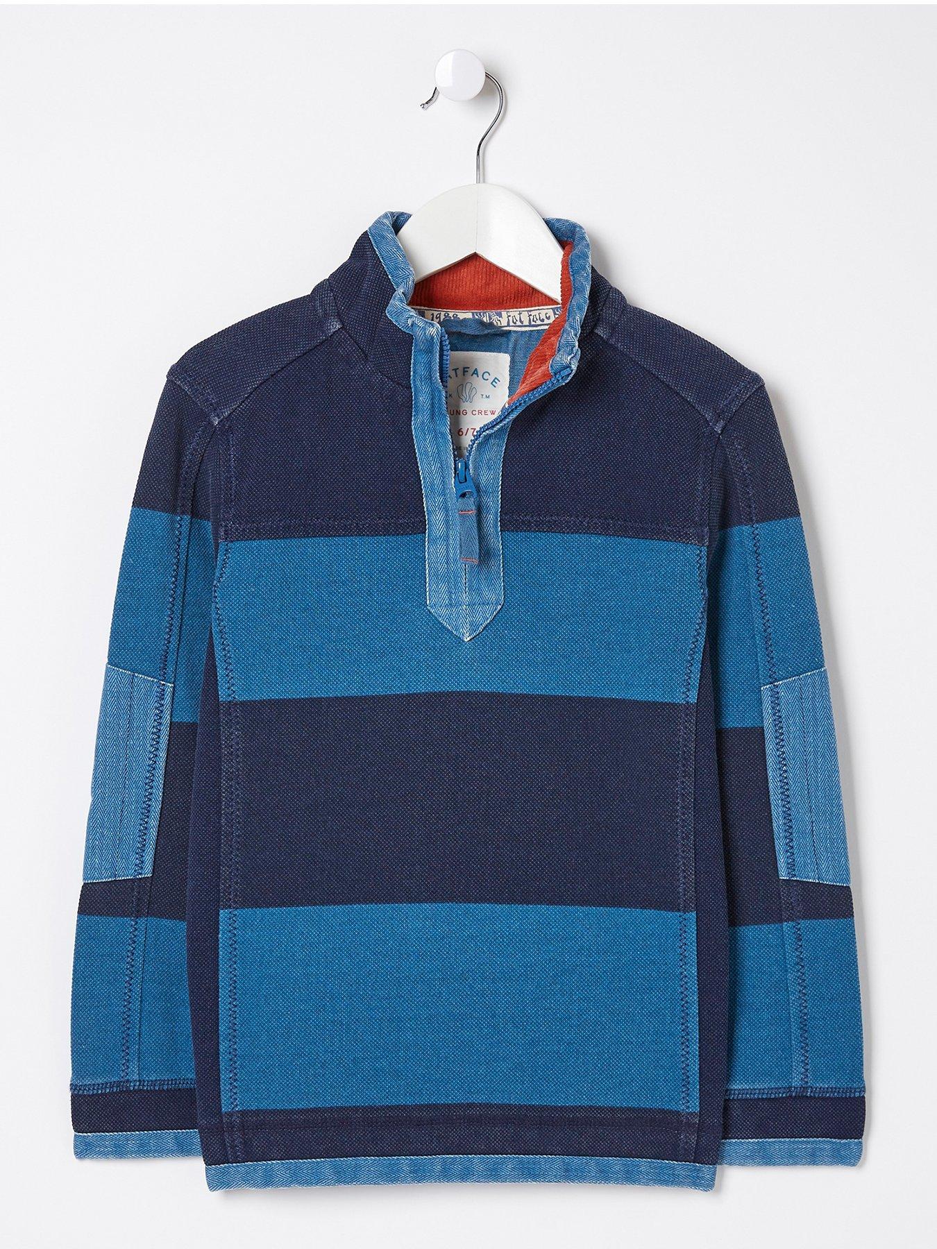 FatFace Boys Airlie Sweater Navy littlewoods