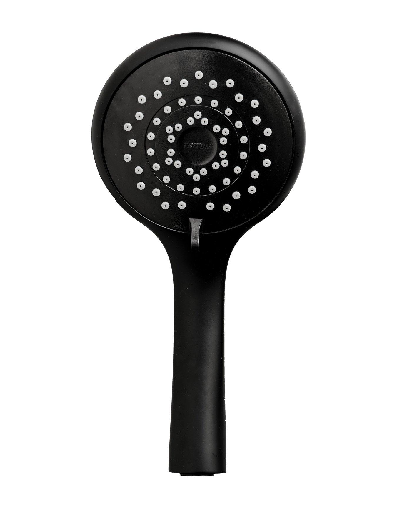  image of triton-8000-duraflow-five-spray-shower-head-matte-black