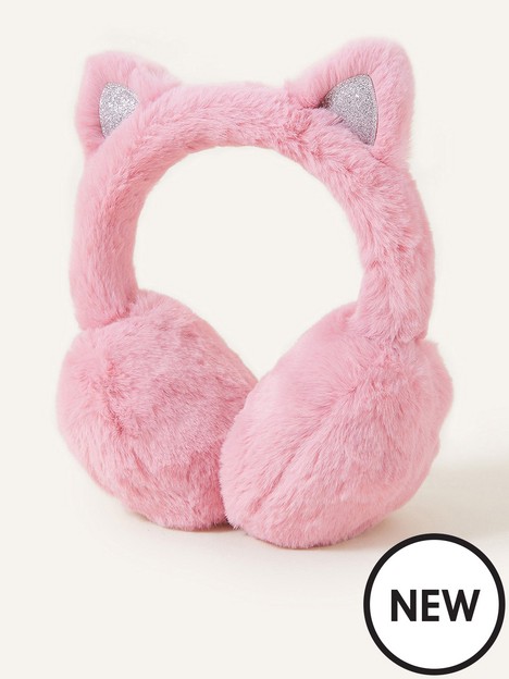 accessorize-girls-cat-fluffy-earmuffs-pink