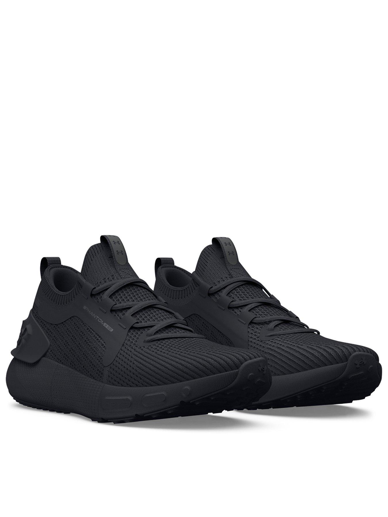 Mens cloudfoam hotsell black trainers