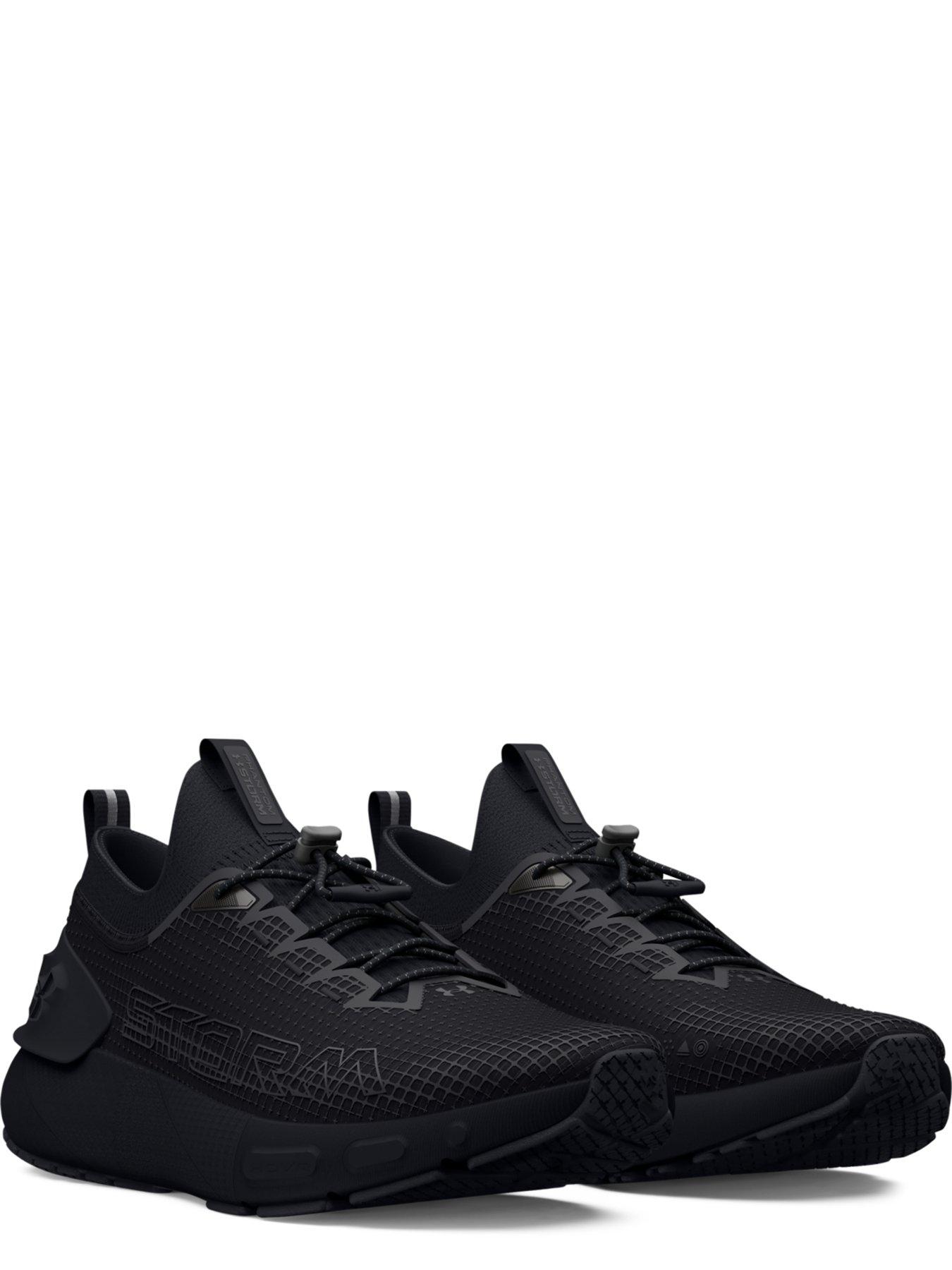 Mens Under Armour black HOVR Phantom 3 Storm Running Trainers