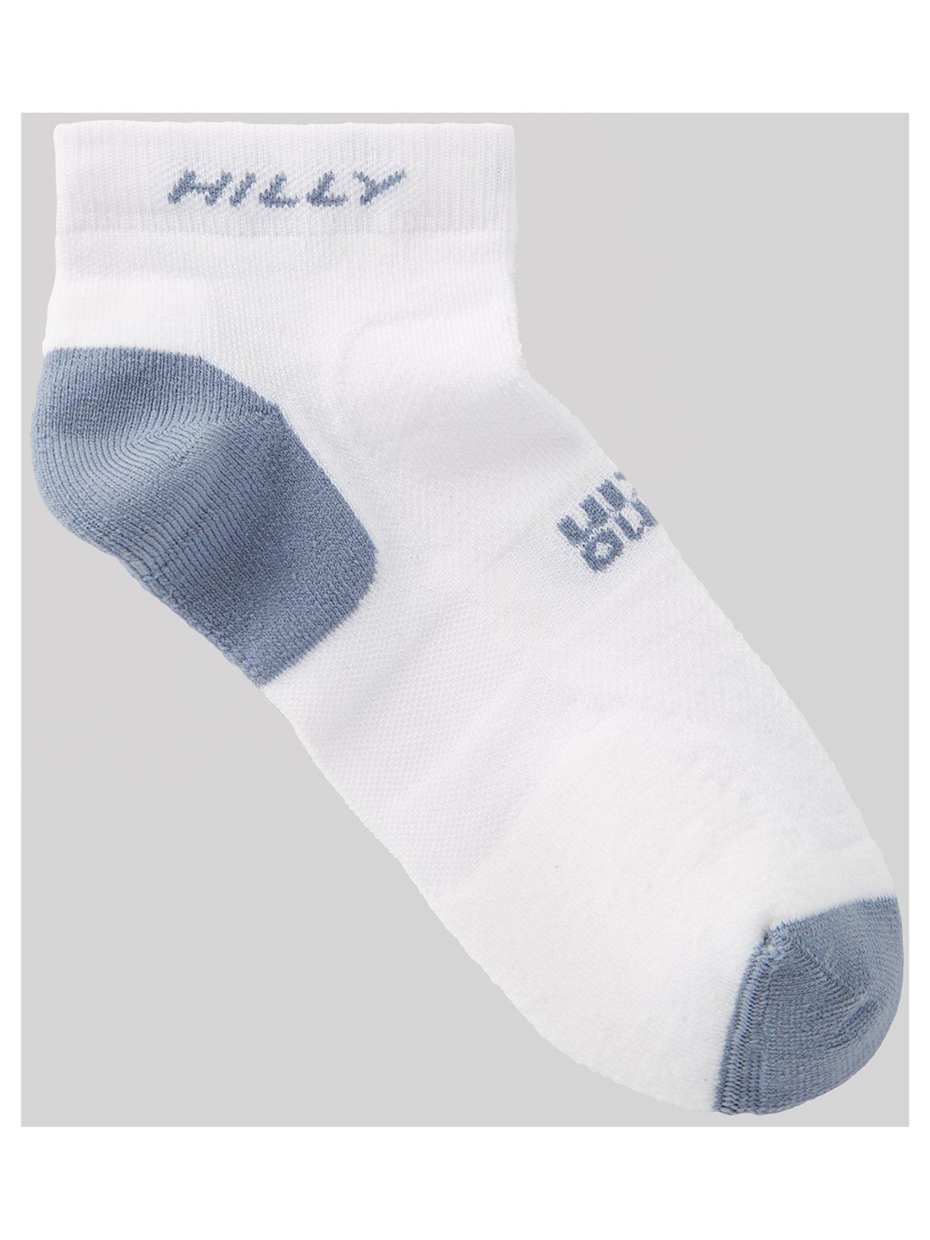  image of hilly-mens-active-quarter-2-pack-sock-white