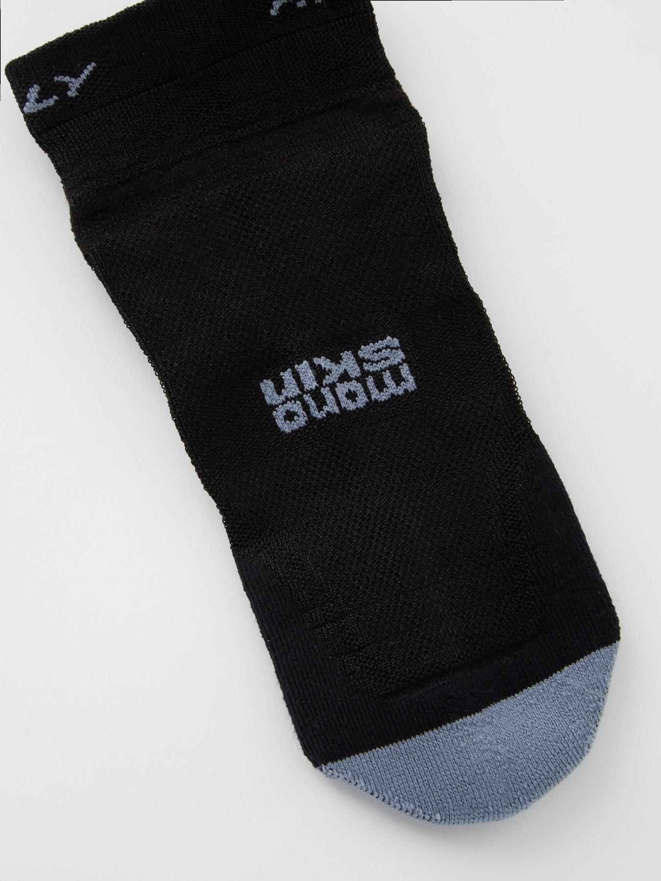 Image 3 of 3 of Hilly Men's Active Quarter 2 Pack Sock - White
