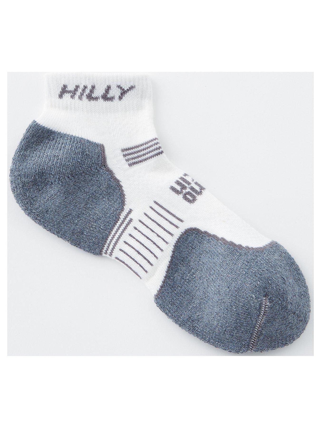 Hilly Men's Hilly Supreme Quarter Running Sock White Littlewoods - Main Image