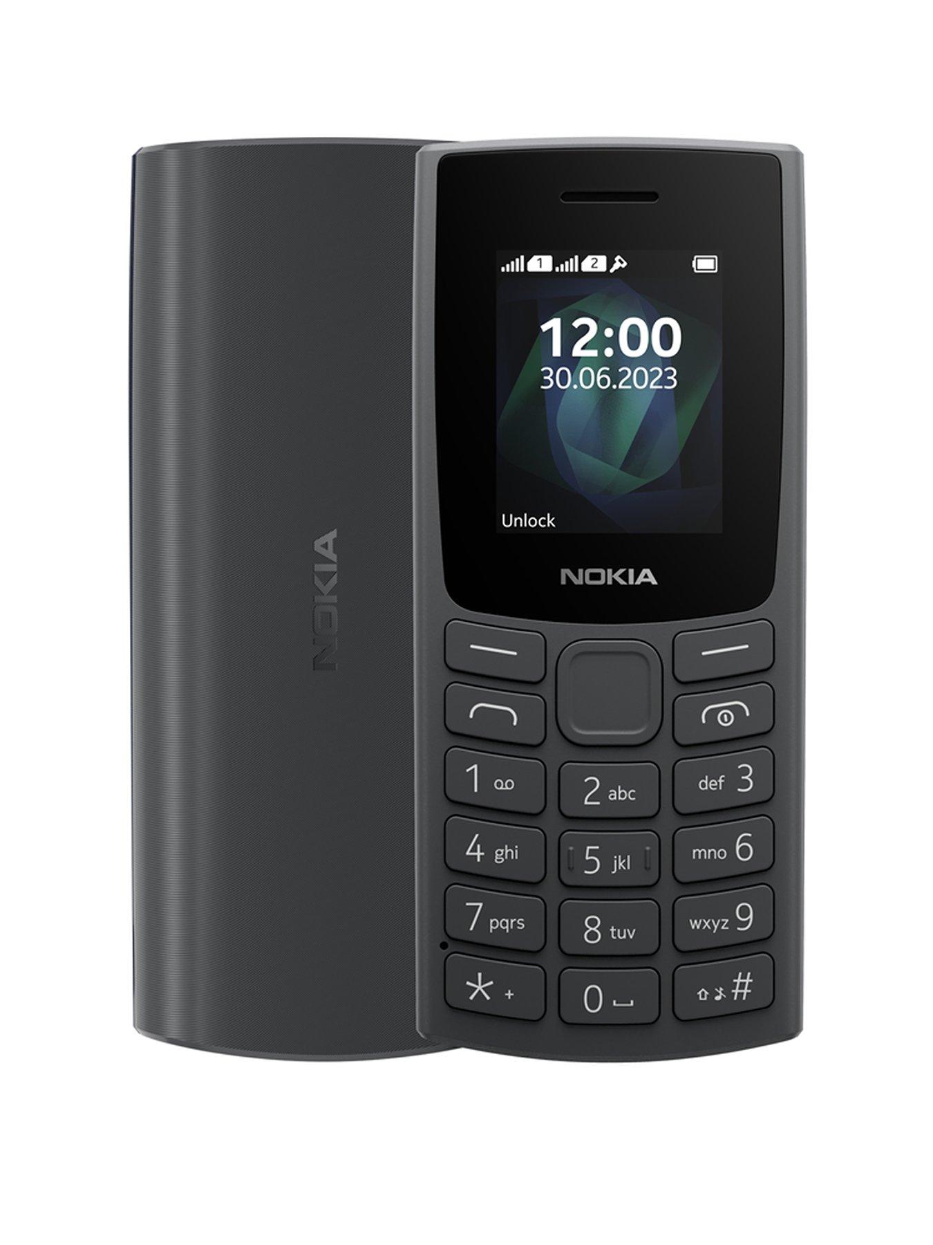Image 1 of 6 of Nokia 105 2G, Dual SIM&nbsp;- Charcoal