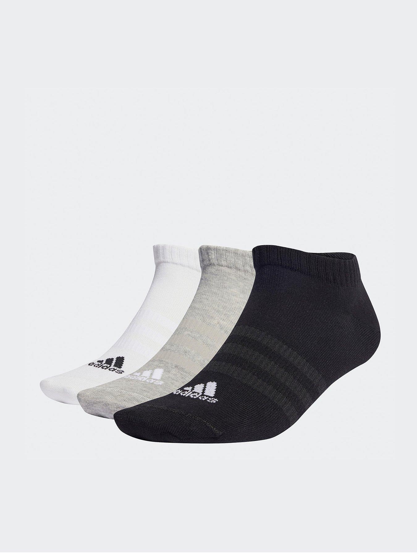 adidas 3 Pack of Low Socks - Multi