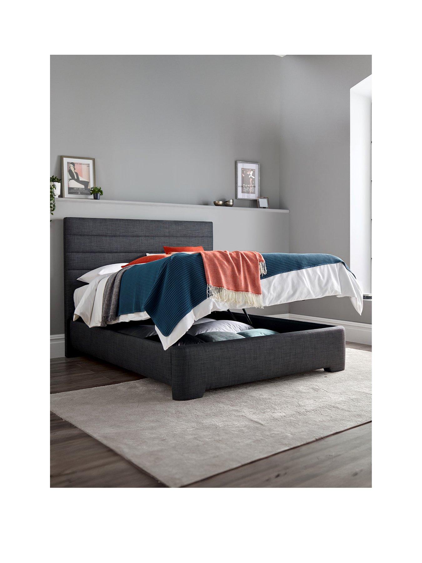  image of very-home-sona-end-lift-up-ottoman-storage-bed-with-airsprung-mattress-options-buy-amp-save