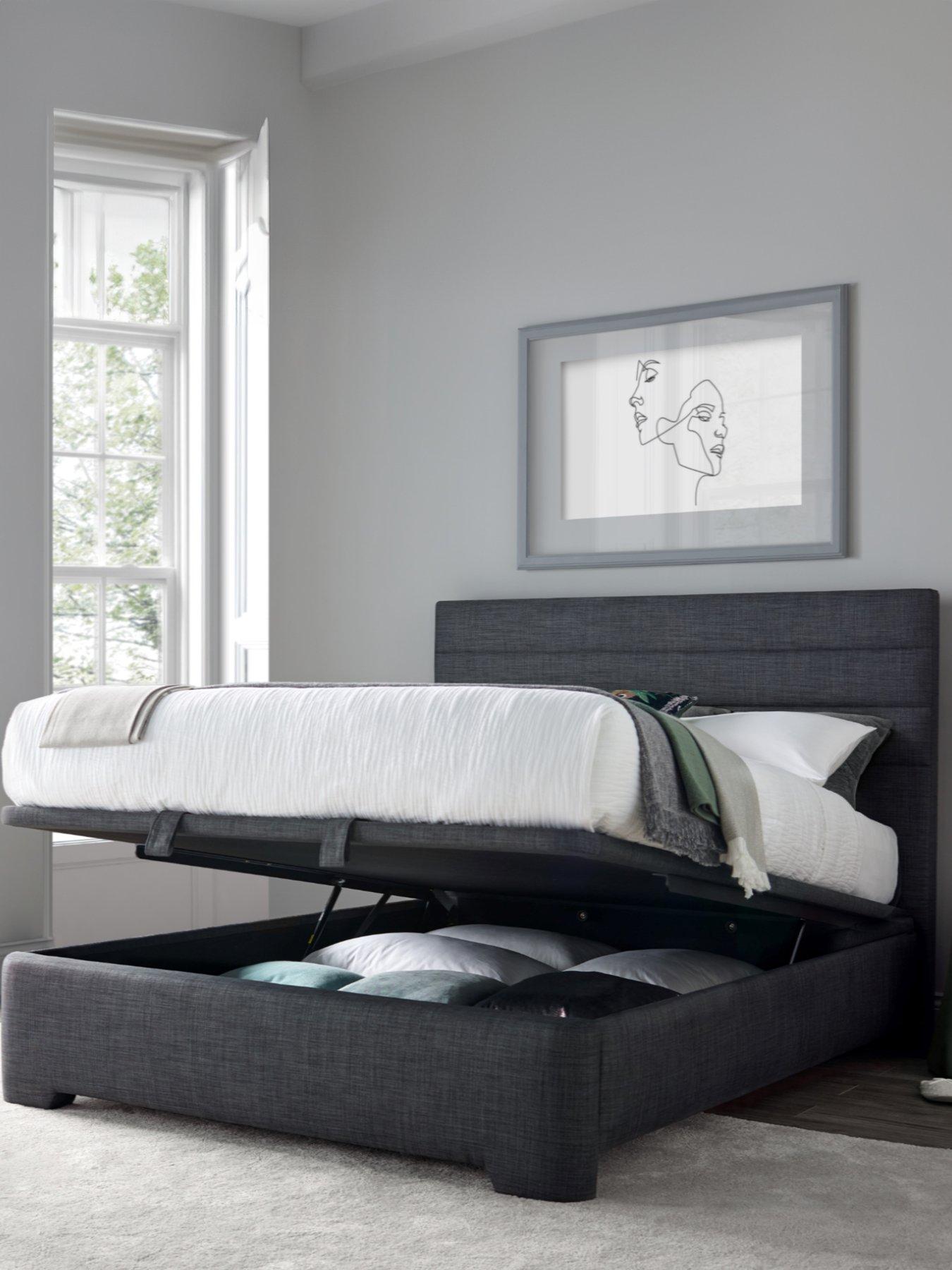  image of very-home-sona-end-lift-up-ottoman-storage-bed-with-airsprung-mattress-options-buy-amp-save