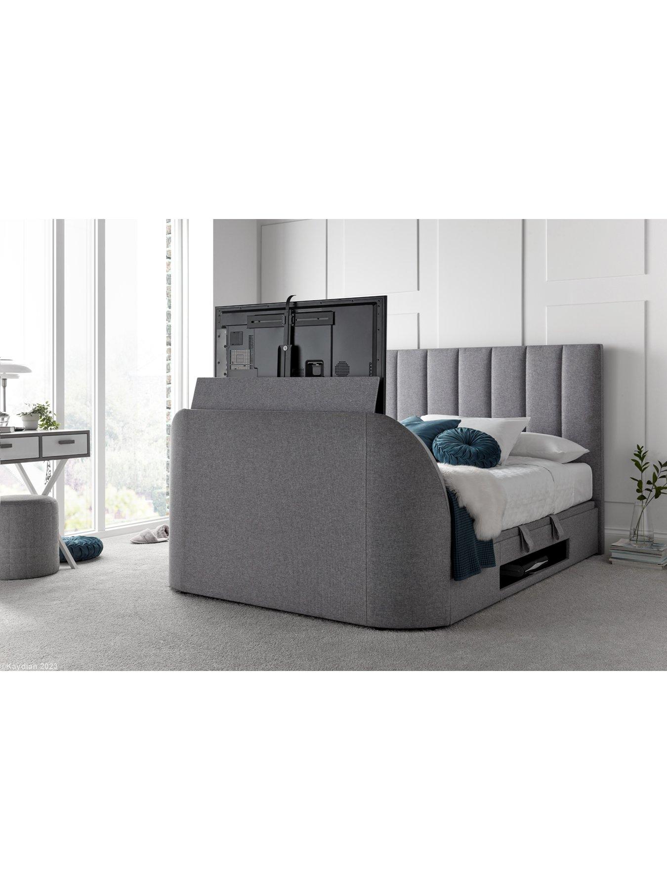 Image 1 of 6 of The Very Collection Anderson TV Side Lift Up Ottoman Storage Bed with Airsprung Mattress Options (Buy &amp; SAVE!)