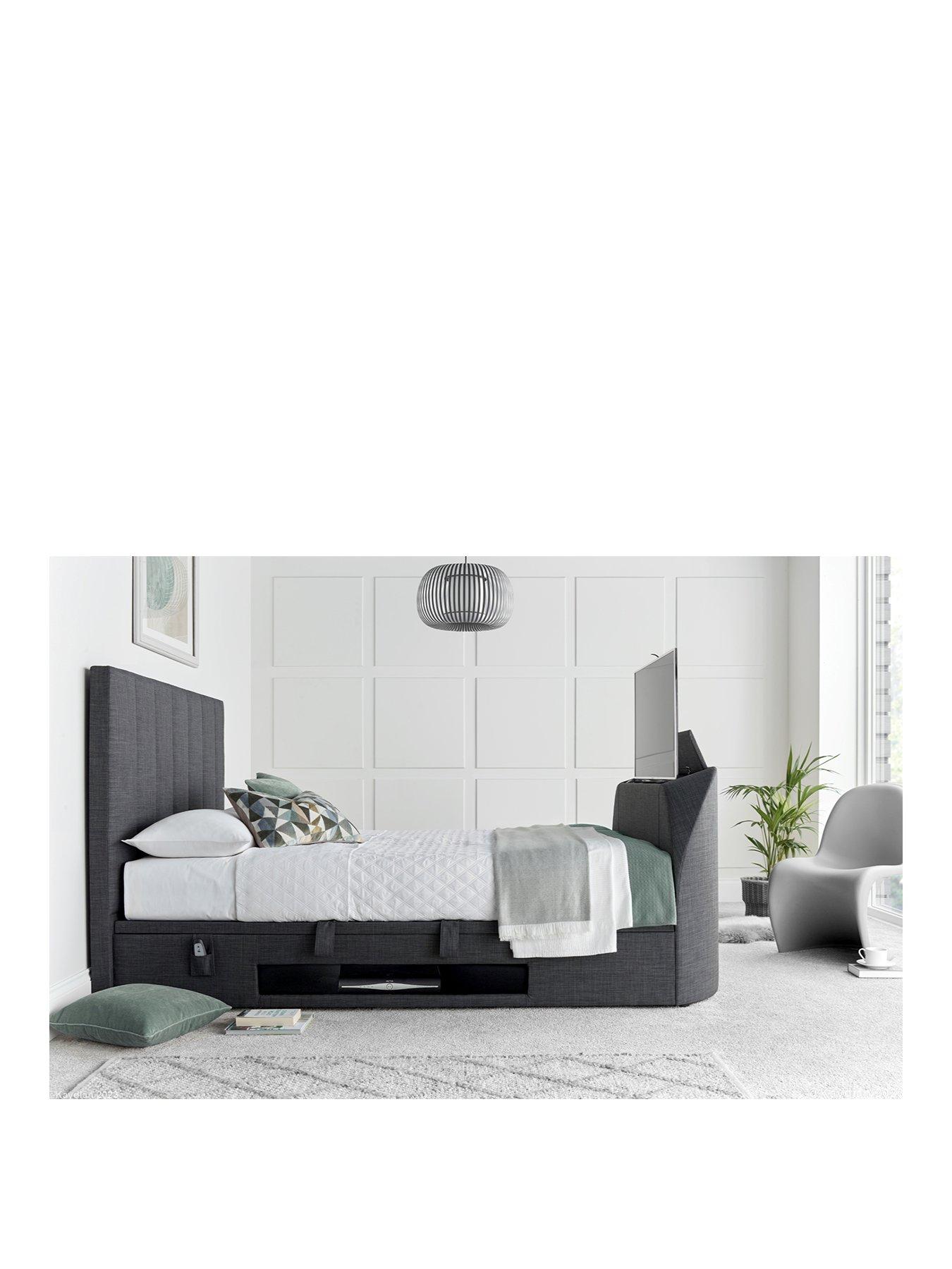 Image 2 of 6 of The Very Collection Anderson TV Side Lift Up Ottoman Storage Bed with Airsprung Mattress Options (Buy &amp; SAVE!)