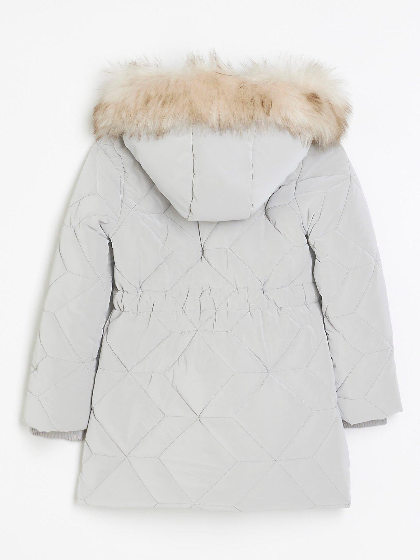 Puffer Coat River Island Kids Jackets River Island Girls Hooded