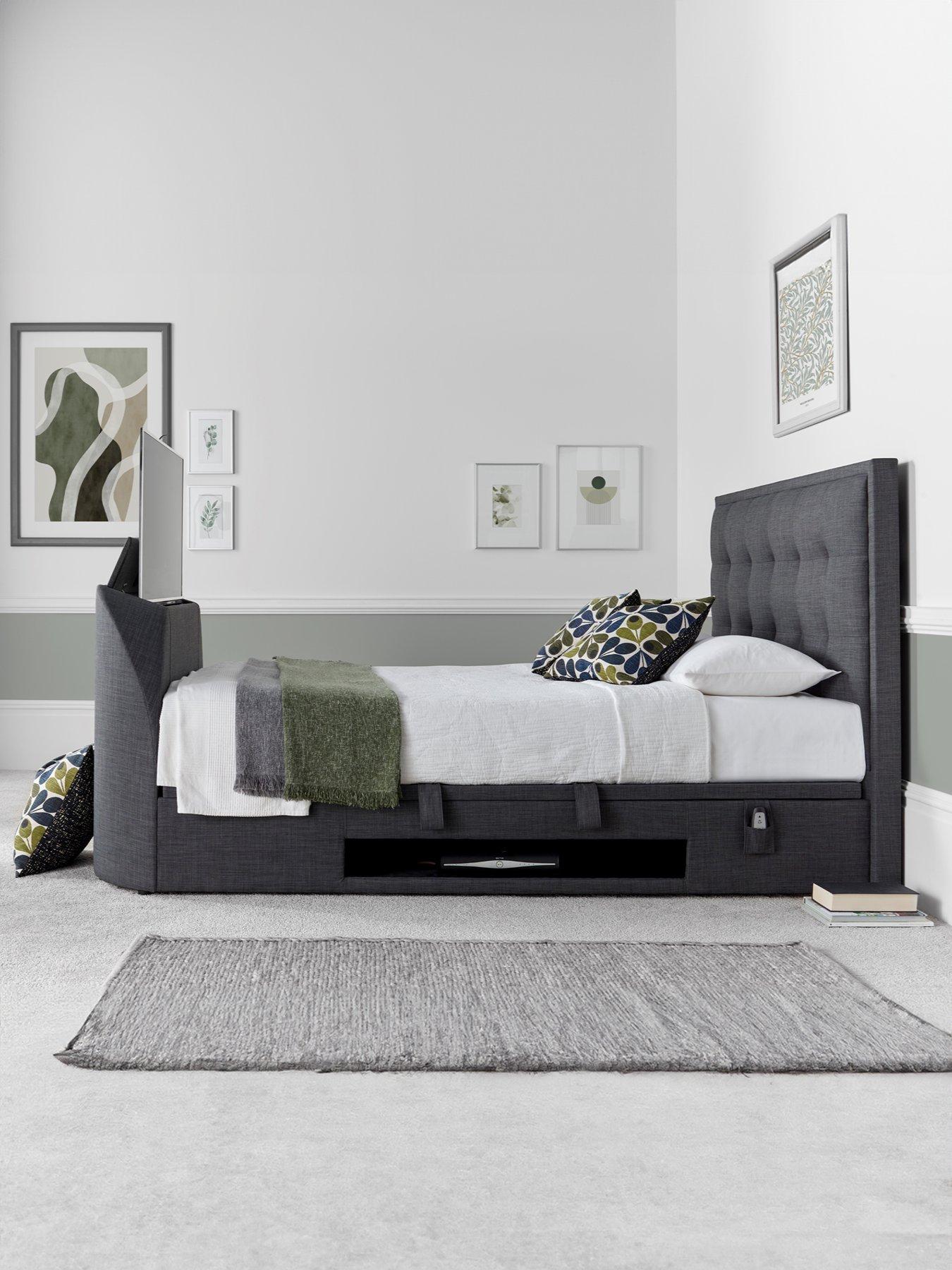 The Very Collection Lilly TV Side Lift Up Ottoman Storage Bed with Airsprung Mattress Options (Buy  &  SAVE!)