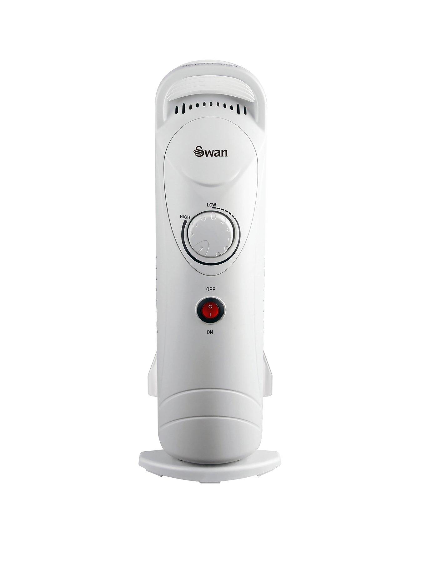 front image of swan-650w-mini-oil-heater-white