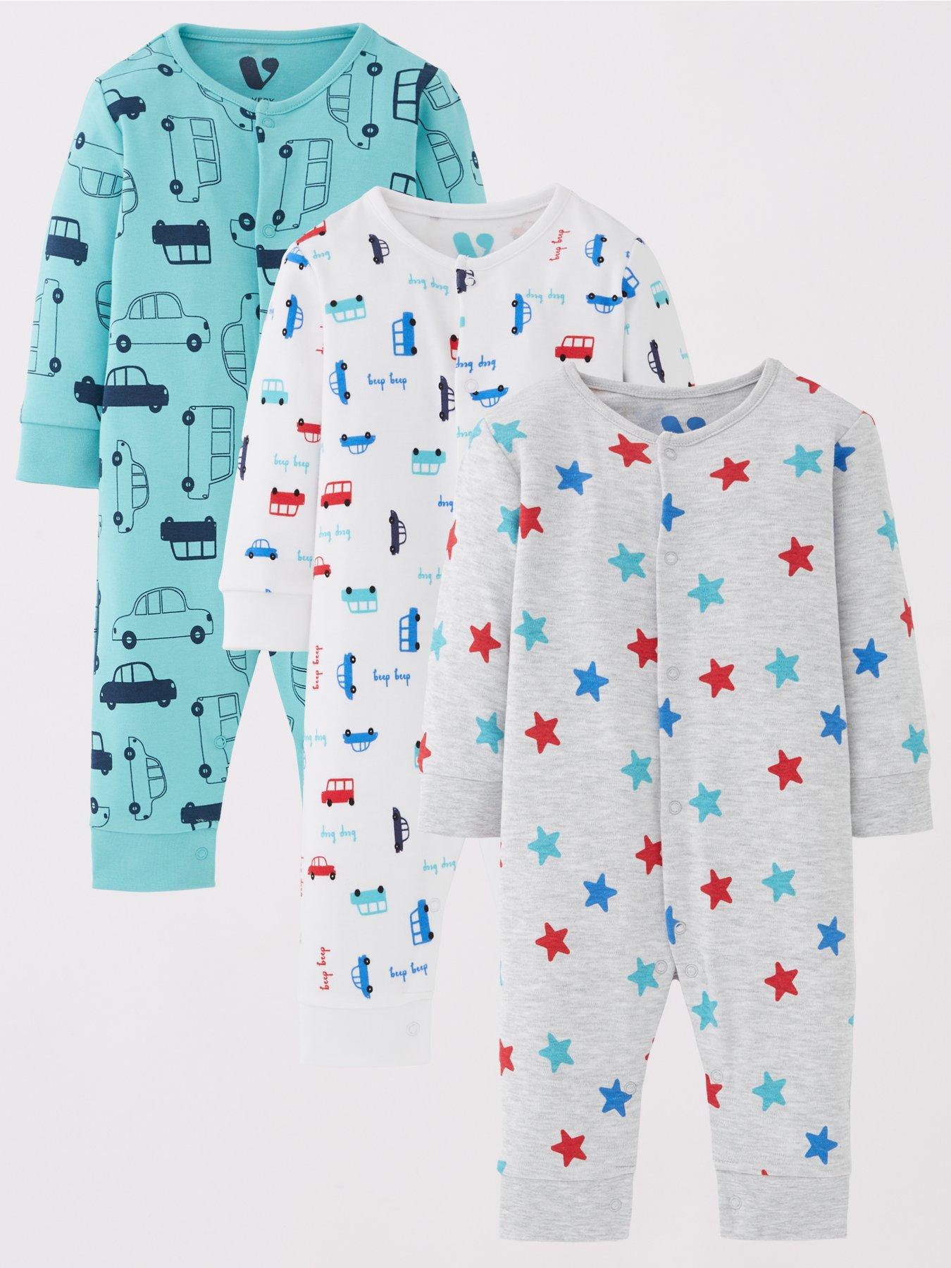 Boys 2024 footless sleepsuits