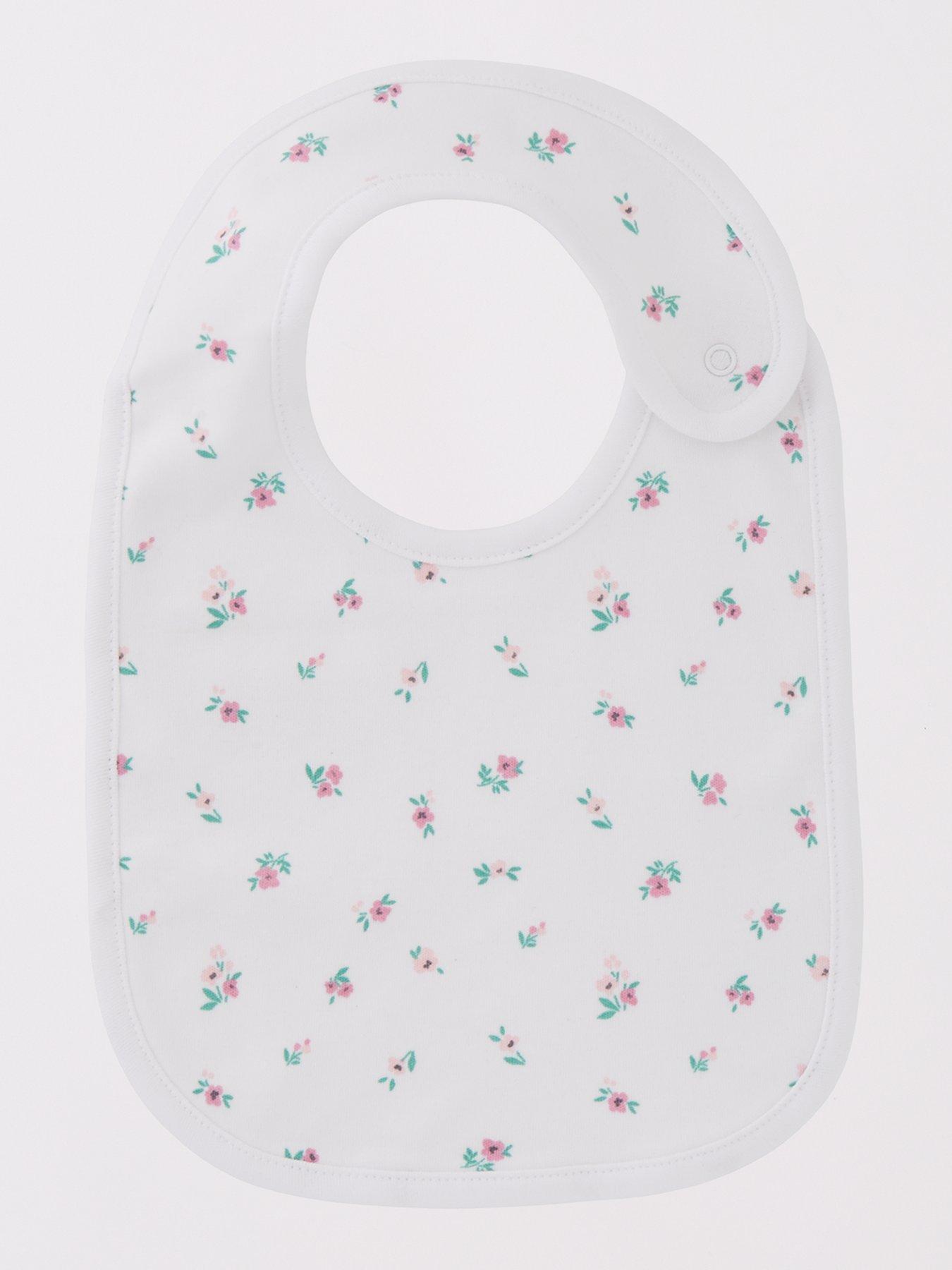  image of everyday-baby-girls-4-pack-bib-pink