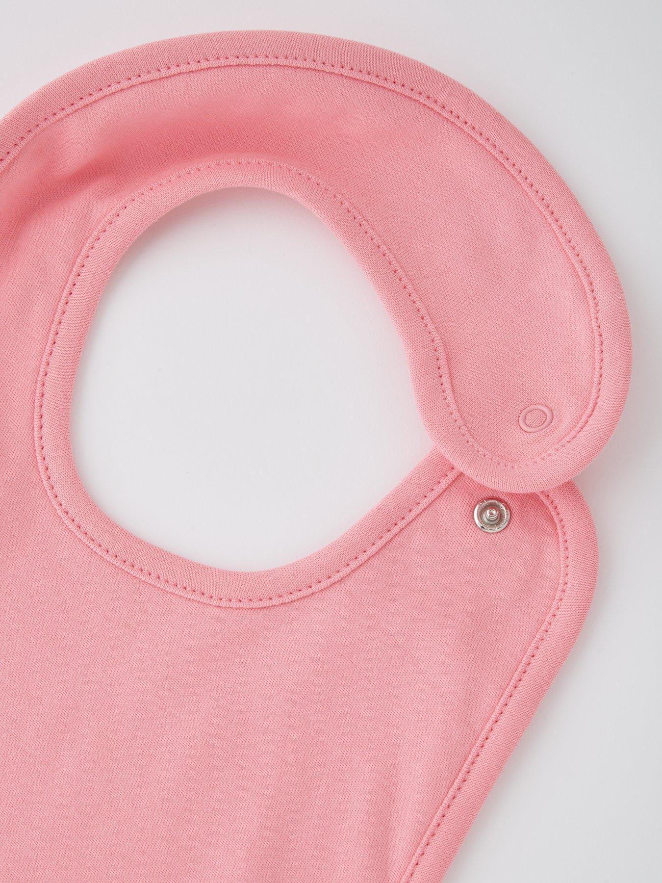  image of everyday-baby-girls-4-pack-bib-pink