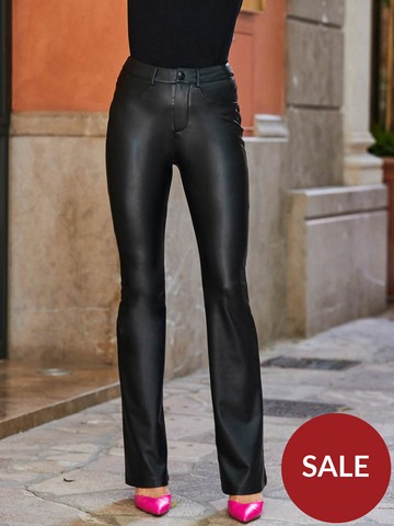 Faux Leather Trousers, Sosandar, Trousers & leggings, Women