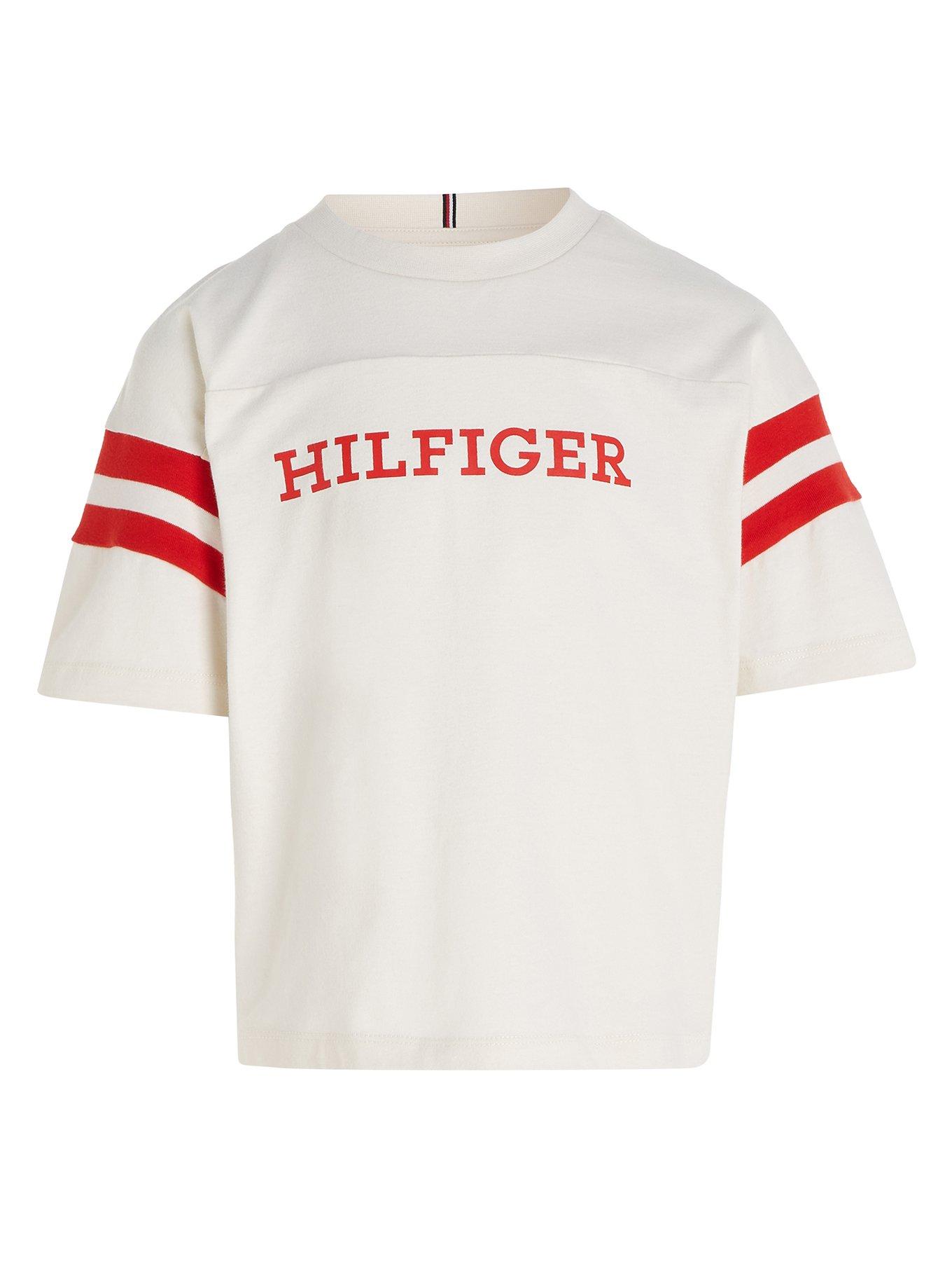 Girls tommy hotsell hilfiger t shirts