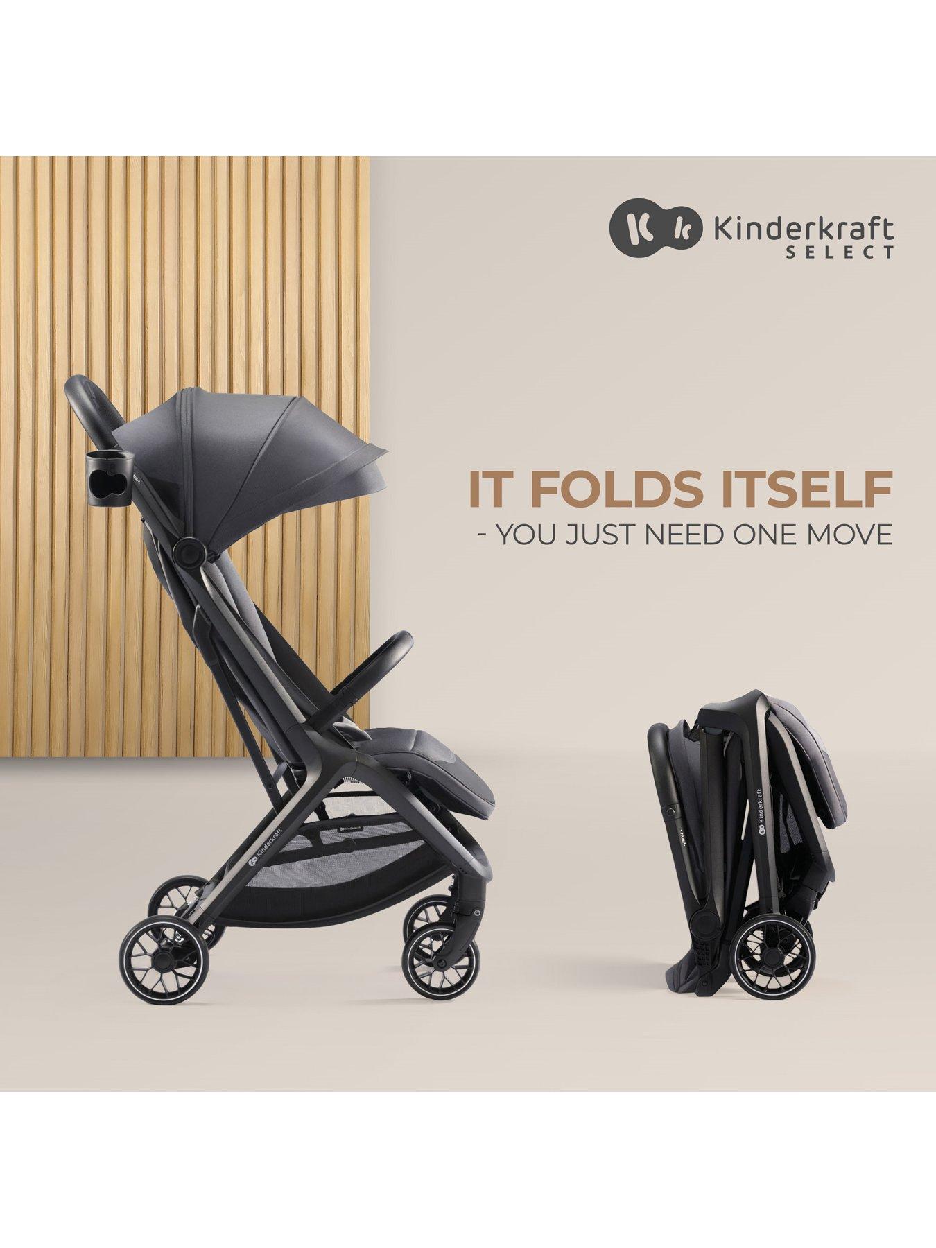  image of kinderkraft-nubi-2-pushchair-pink-quartz