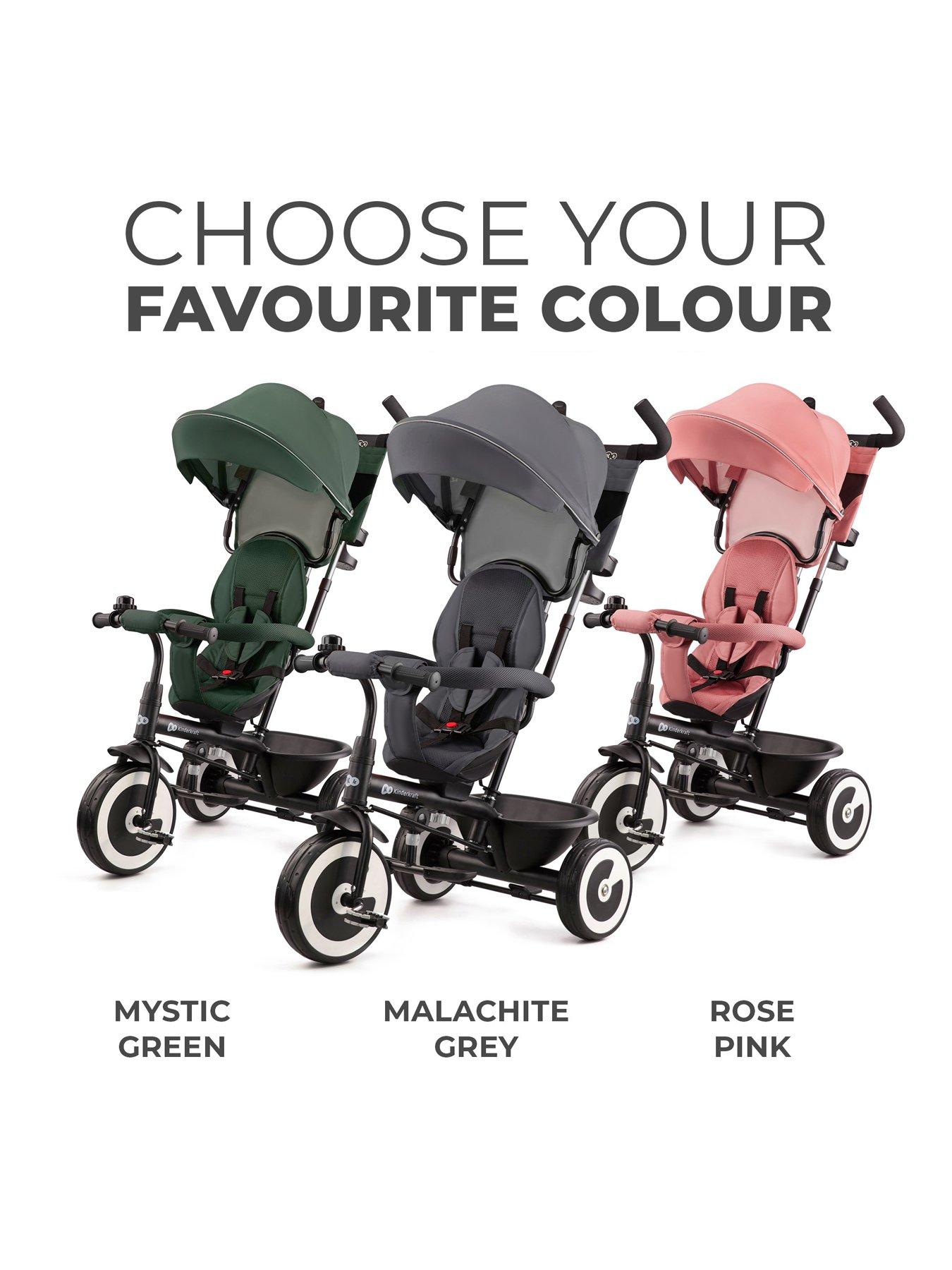Kinderkraft ASTON Tricycle Malachine Grey Littlewoods