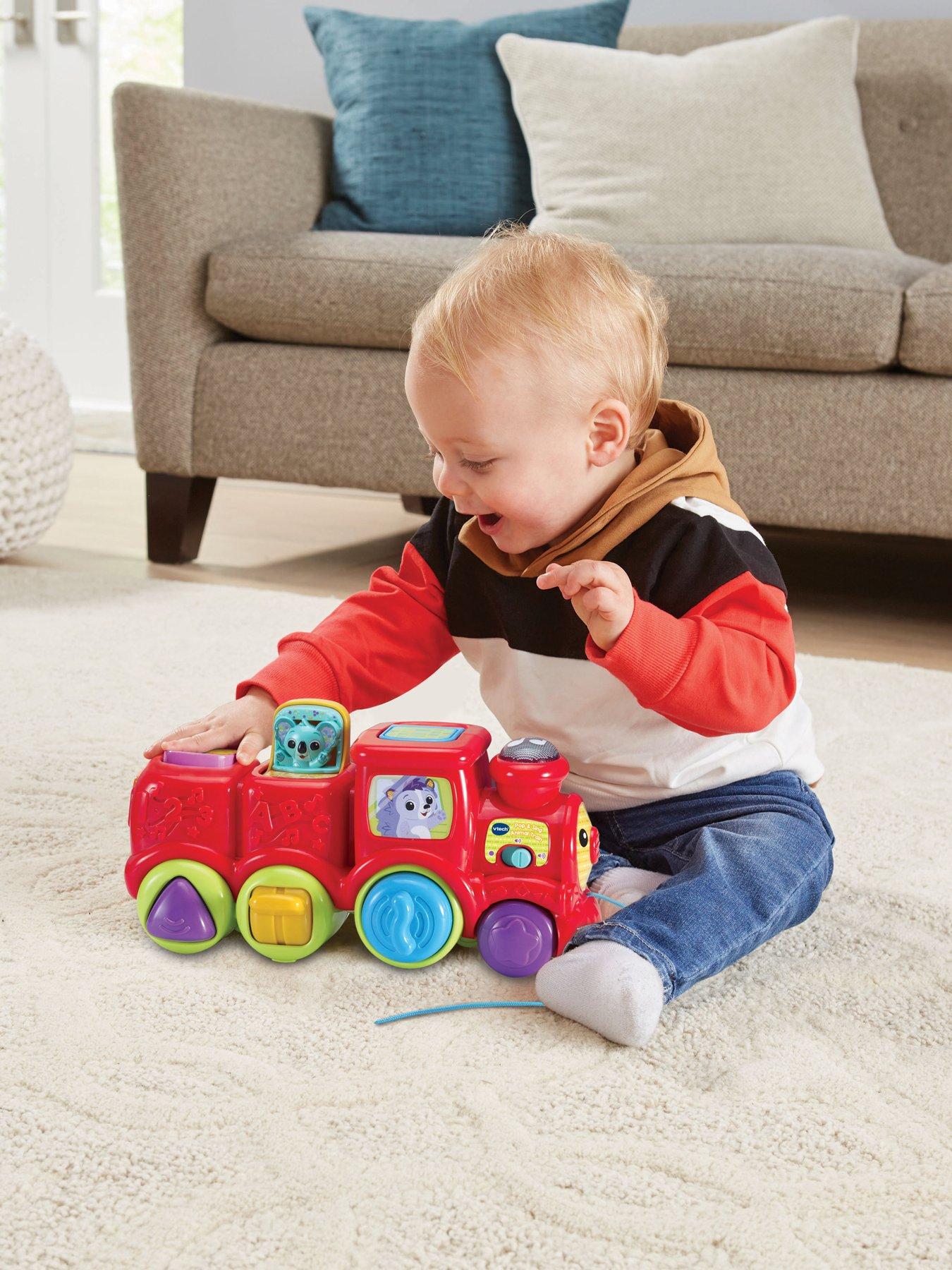 Image 1 of 5 of VTech Baby Pop &amp; Sing Animal Train Musical Toy
