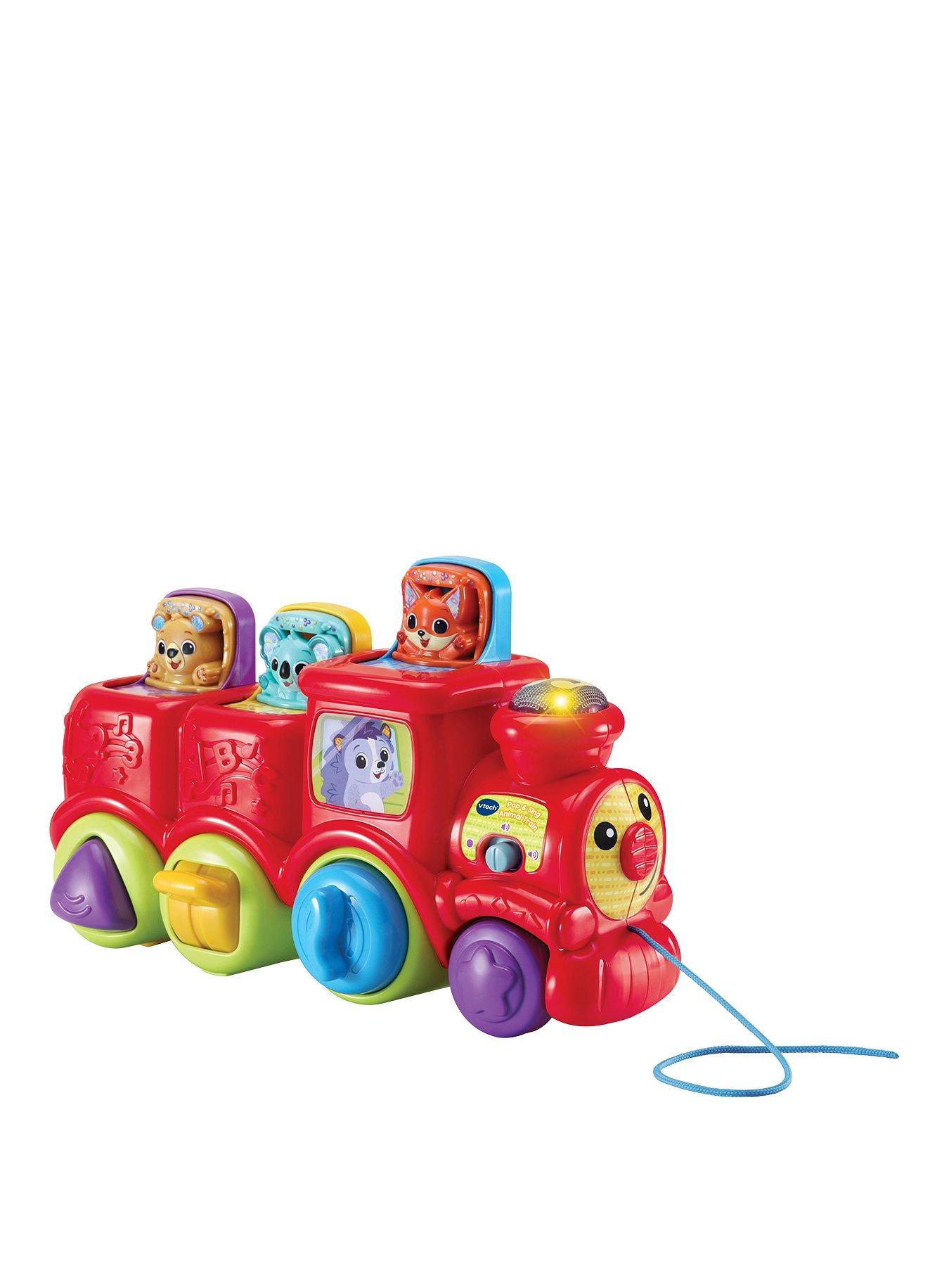 Image 2 of 5 of VTech Baby Pop &amp; Sing Animal Train Musical Toy