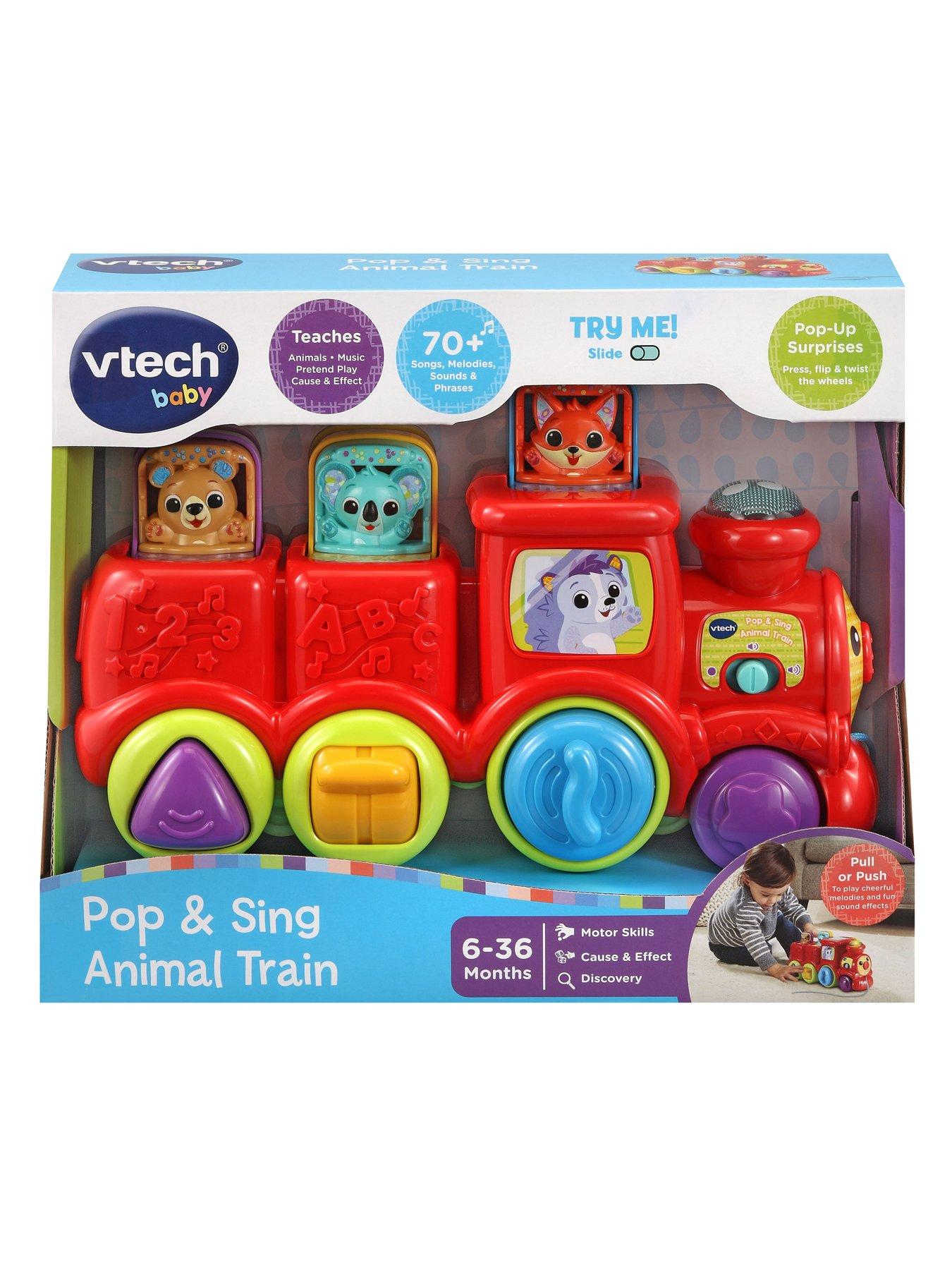 Image 5 of 5 of VTech Baby Pop &amp; Sing Animal Train Musical Toy