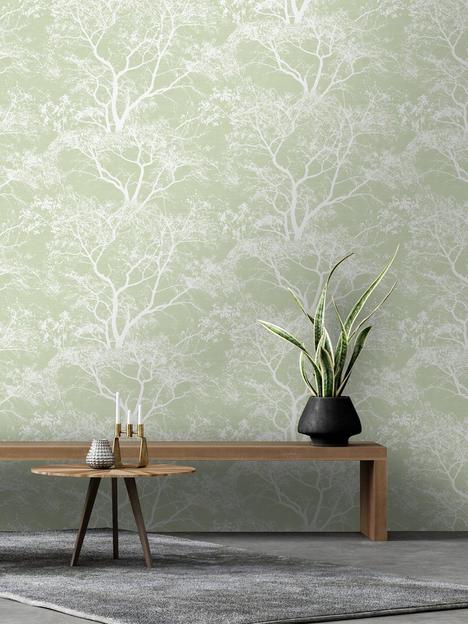 holden-dcor-whispering-trees-wallpaper-green