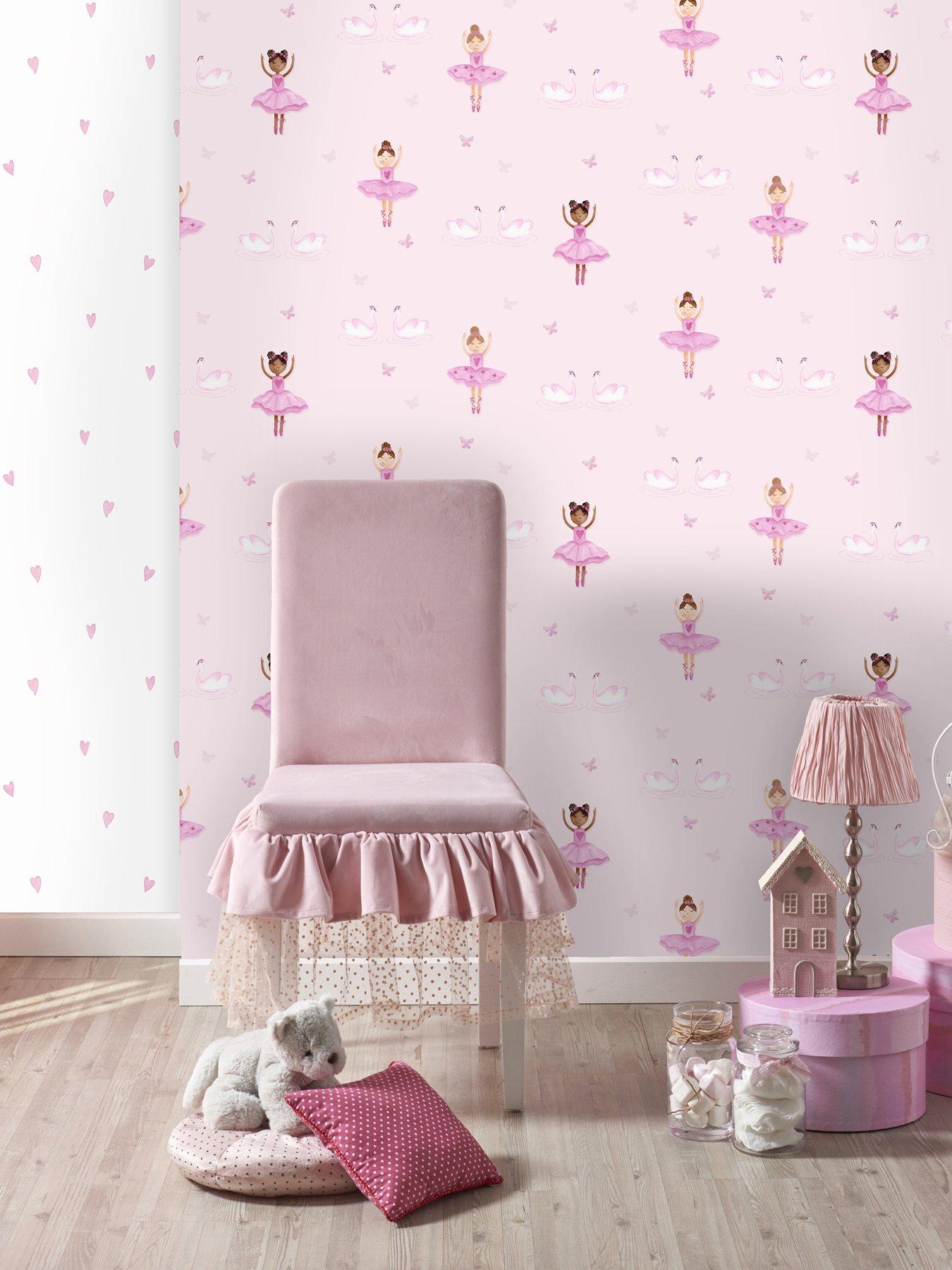 undefined Ballerina Wallpaper - Pink