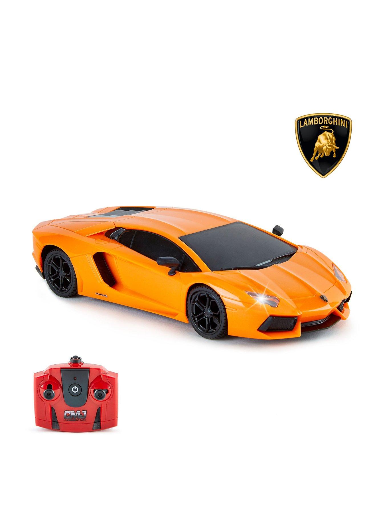 Image 1 of 6 of 1:24 Scale Lamborghini Aventador LP 700-4 Orange 2.4Ghz Remote Control Car