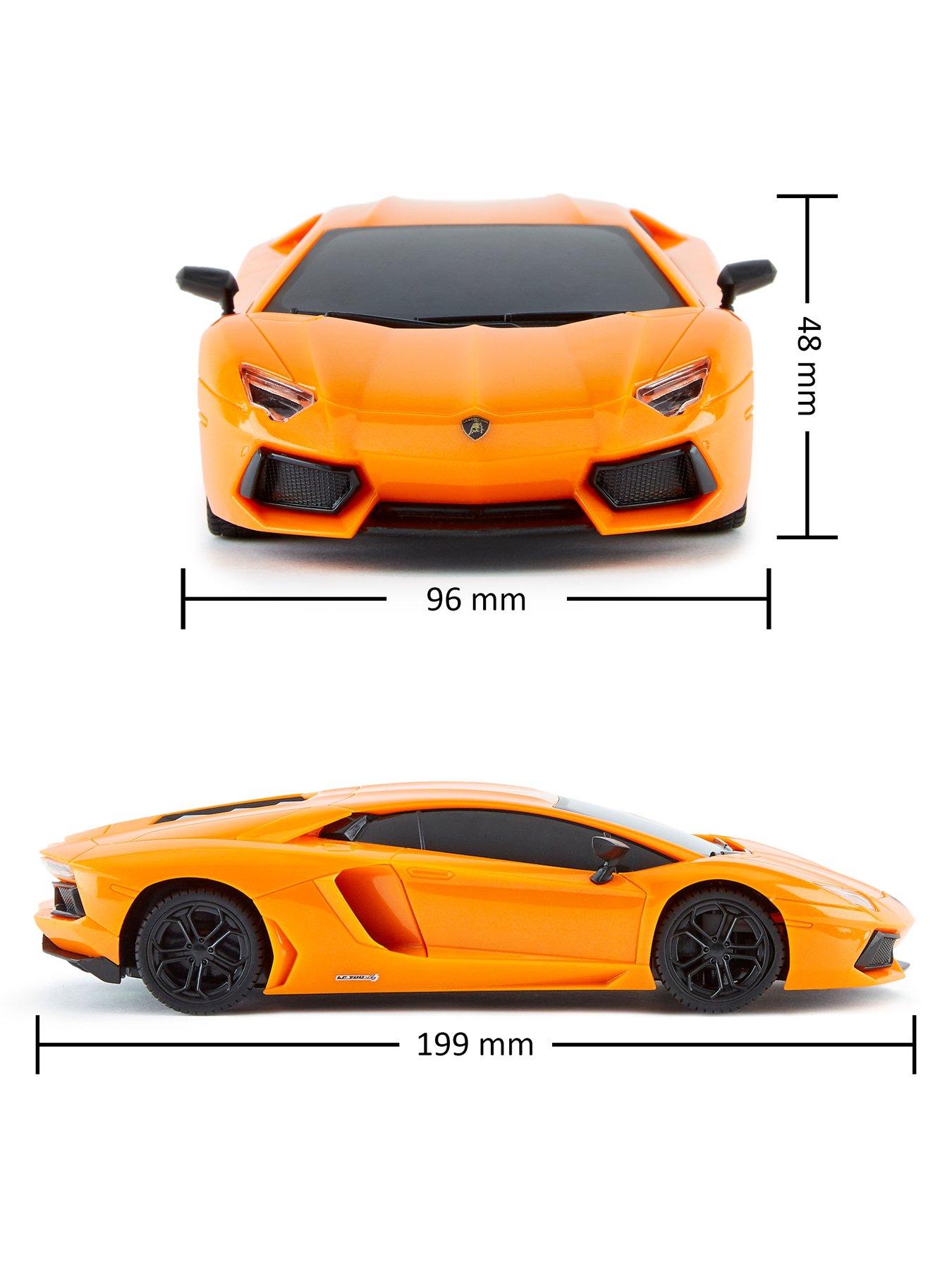 Image 2 of 6 of 1:24 Scale Lamborghini Aventador LP 700-4 Orange 2.4Ghz Remote Control Car