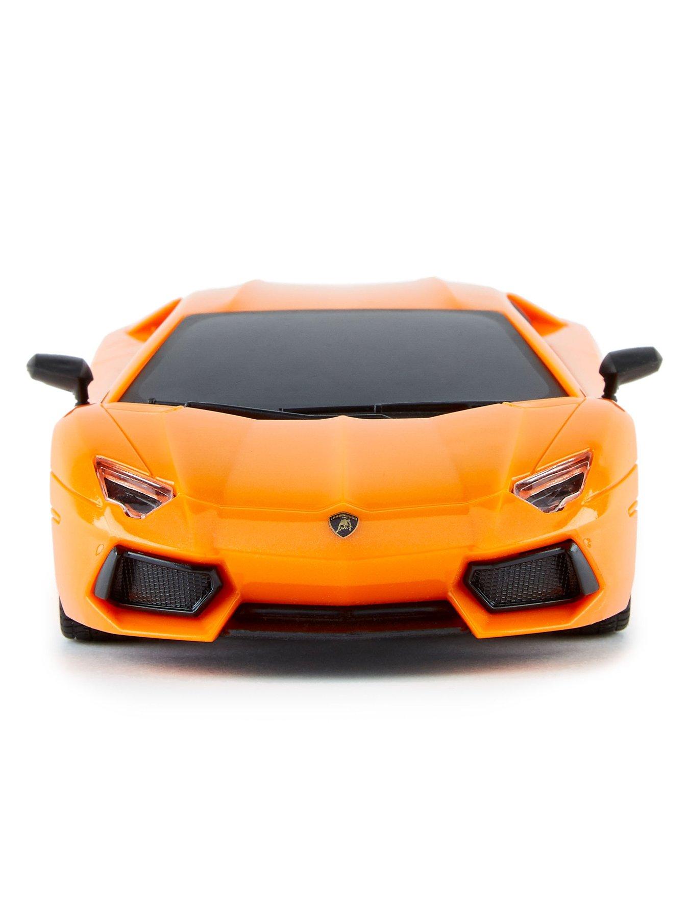 Image 3 of 6 of 1:24 Scale Lamborghini Aventador LP 700-4 Orange 2.4Ghz Remote Control Car
