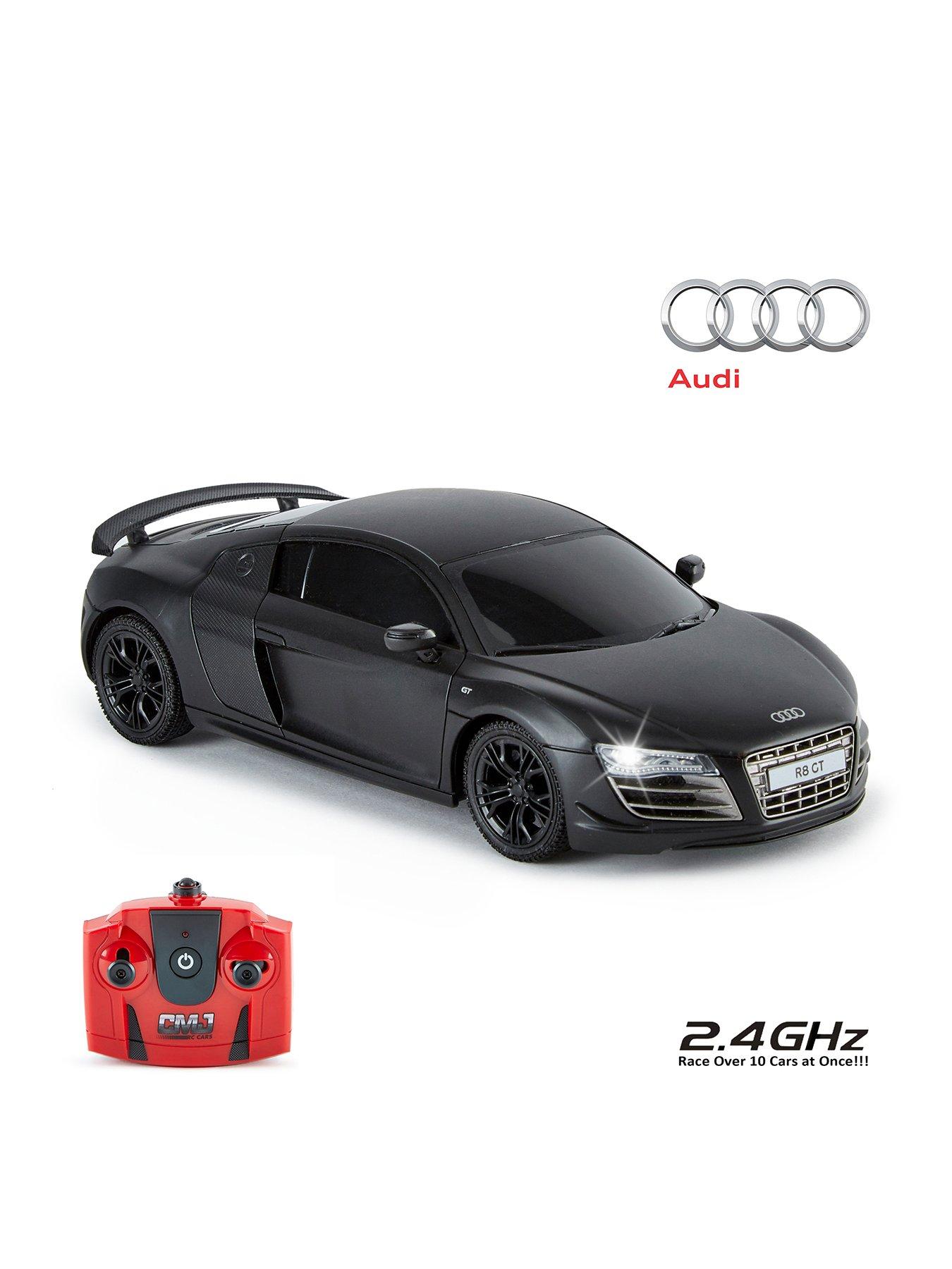 124 Scale Audi R8 GT Limited Edition Black 2.4Ghz Remote Control Car